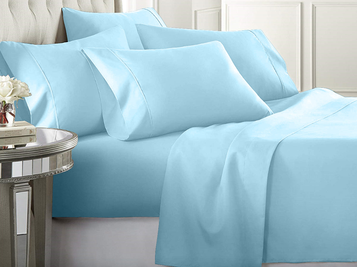 Ultra-Soft Deep Pocket Bed Sheet Set (6-Piece)