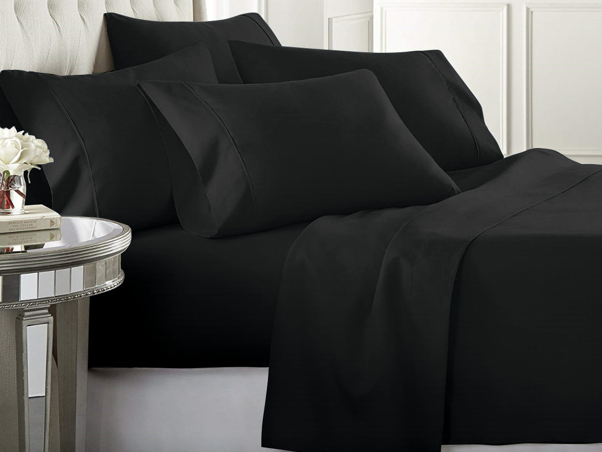 Ultra-Soft Deep Pocket Bed Sheet Set (6-Piece)