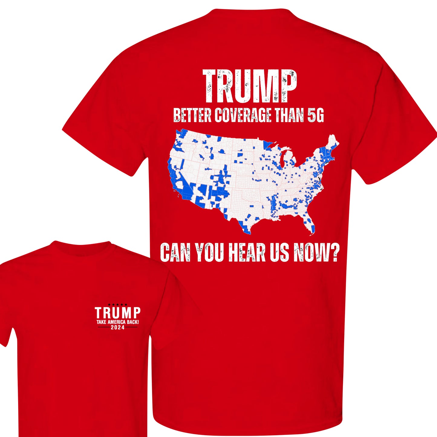 Unisex Graphic Tee Trump - Better Coverage Print Double-Sided Casual T-Shirt