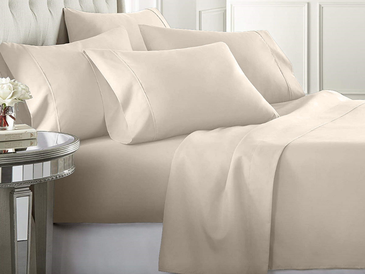 Ultra-Soft Deep Pocket Bed Sheet Set (6-Piece)
