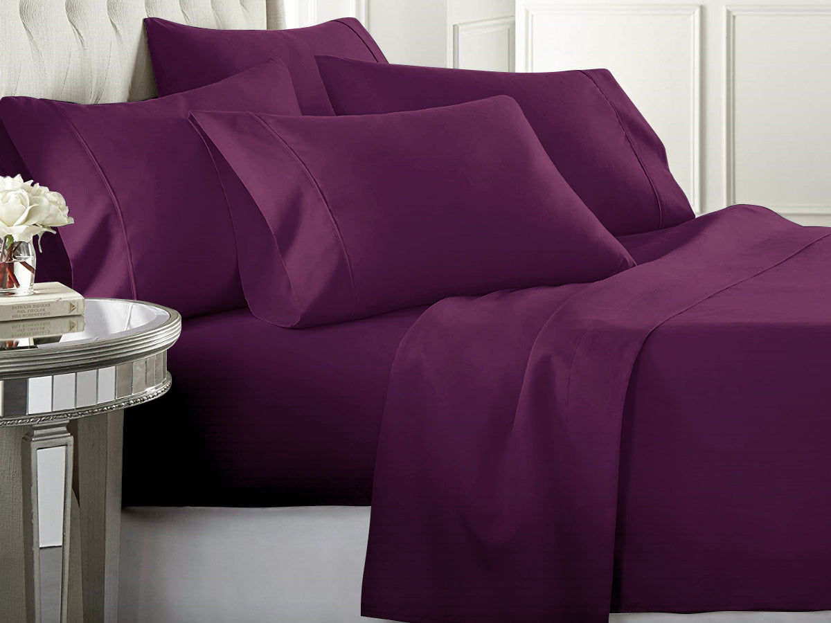 Ultra-Soft Deep Pocket Bed Sheet Set (6-Piece)