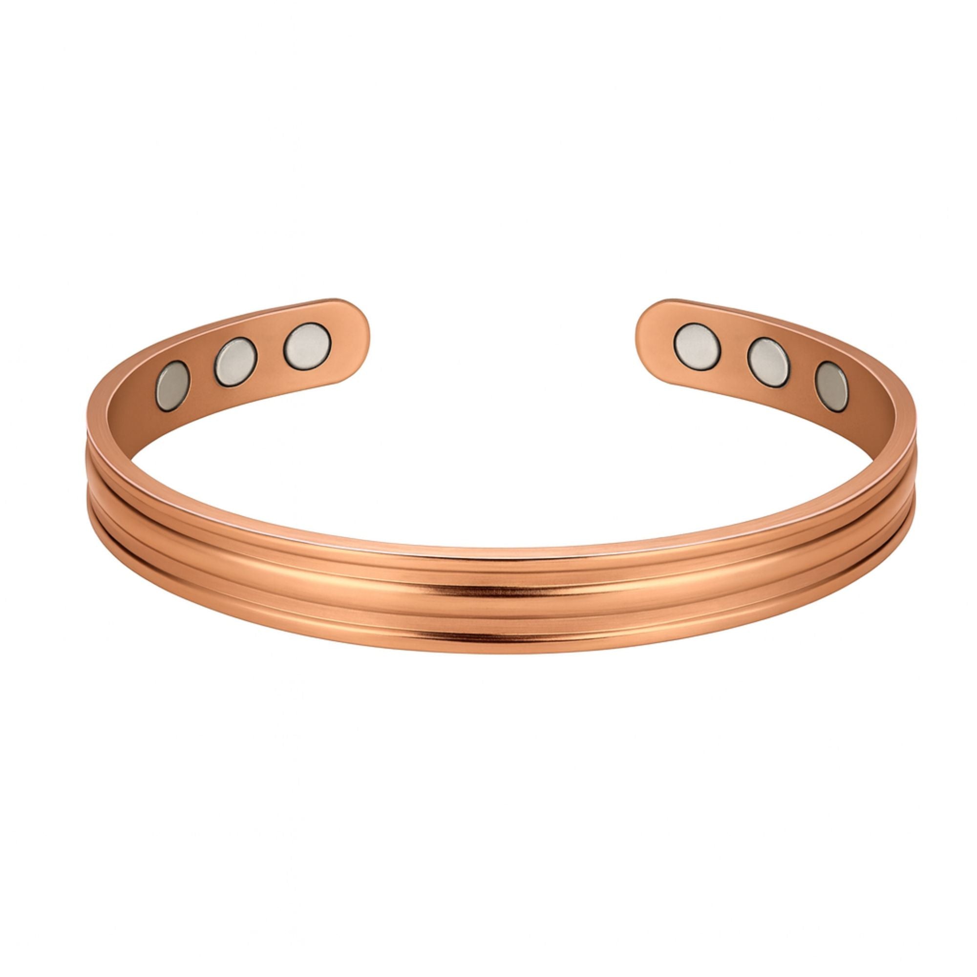 Copper Bracelets for Women – Pure Solid Copper Magnetic Therapy Jewellery, Elegant Pain Relief & Wellness Gift for Everyday Wear