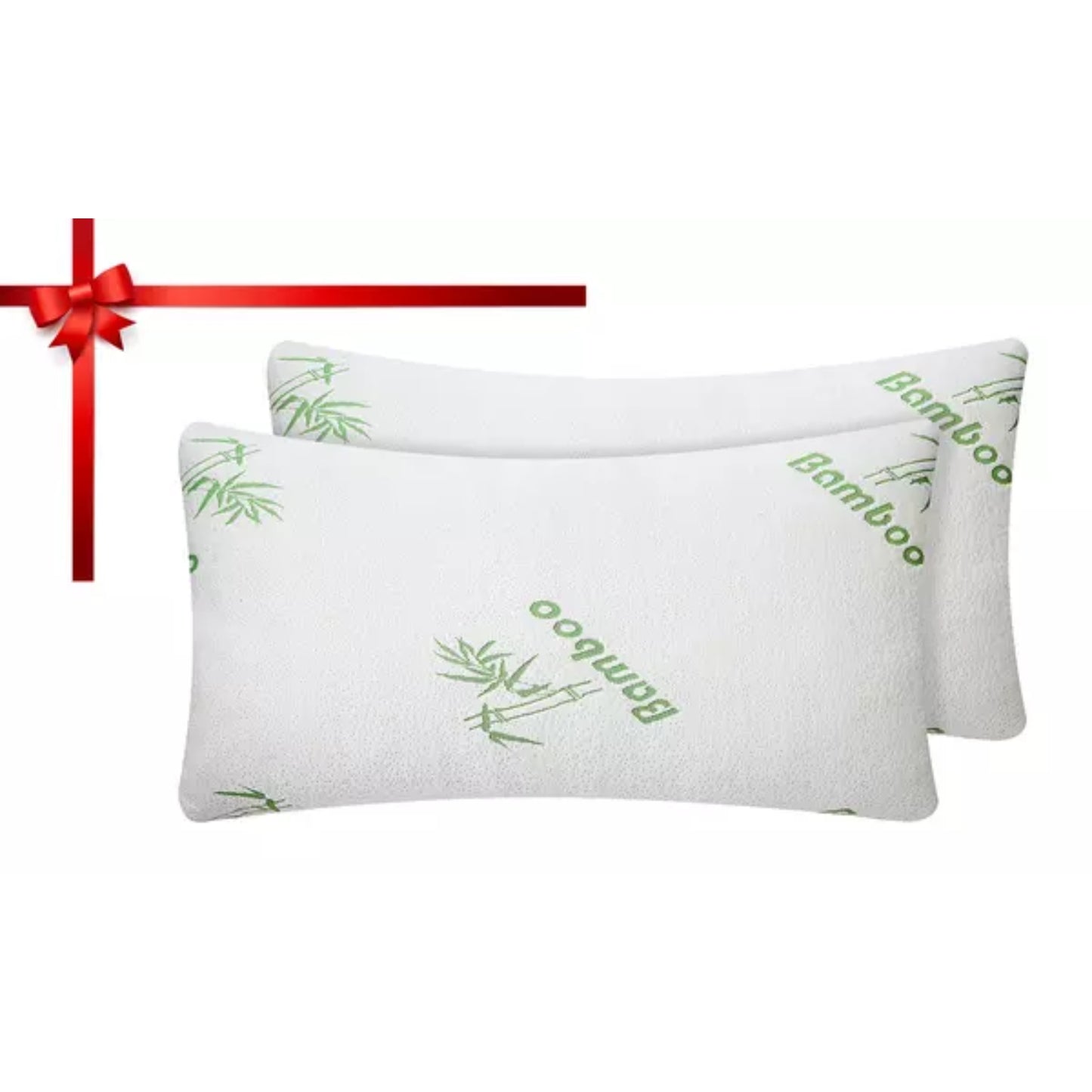 Bamboo Hypoallergenic Memory Foam Pillow (1- or 2-Pack)