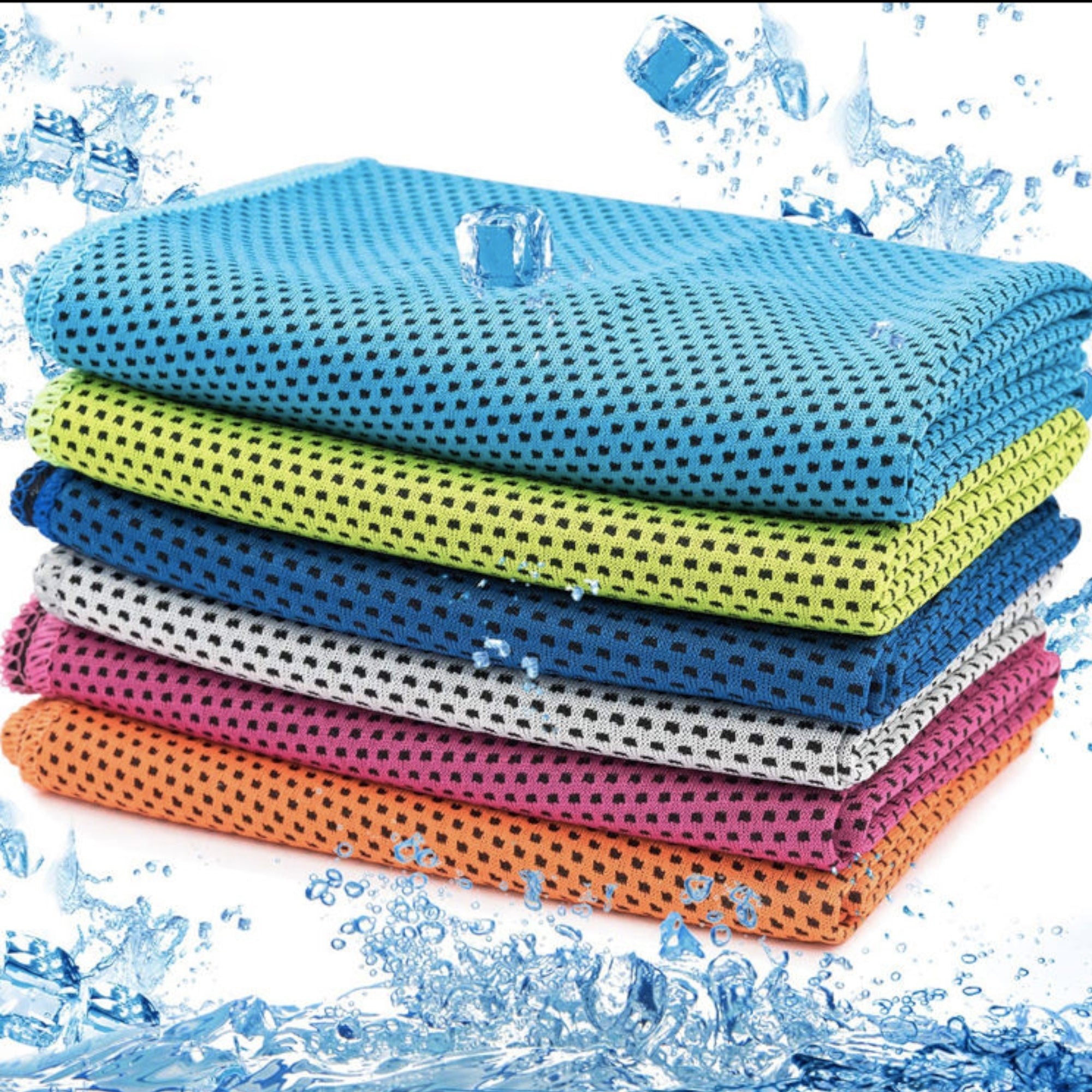 4-Pack Chilly Towel (40" x 12") Soft, Breathable, and Microfiber Towel