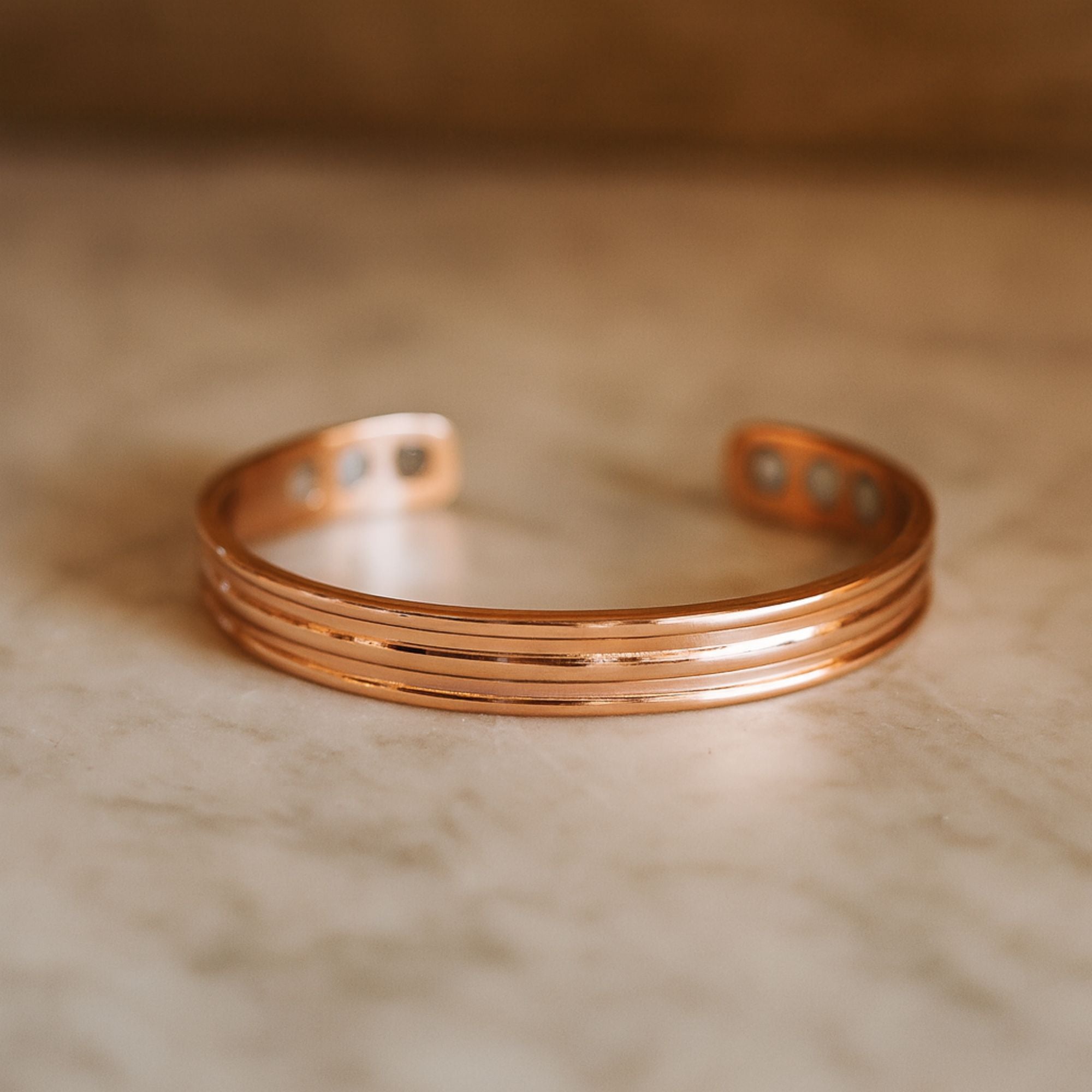Copper Bracelets for Women – Pure Solid Copper Magnetic Therapy Jewellery, Elegant Pain Relief & Wellness Gift for Everyday Wear