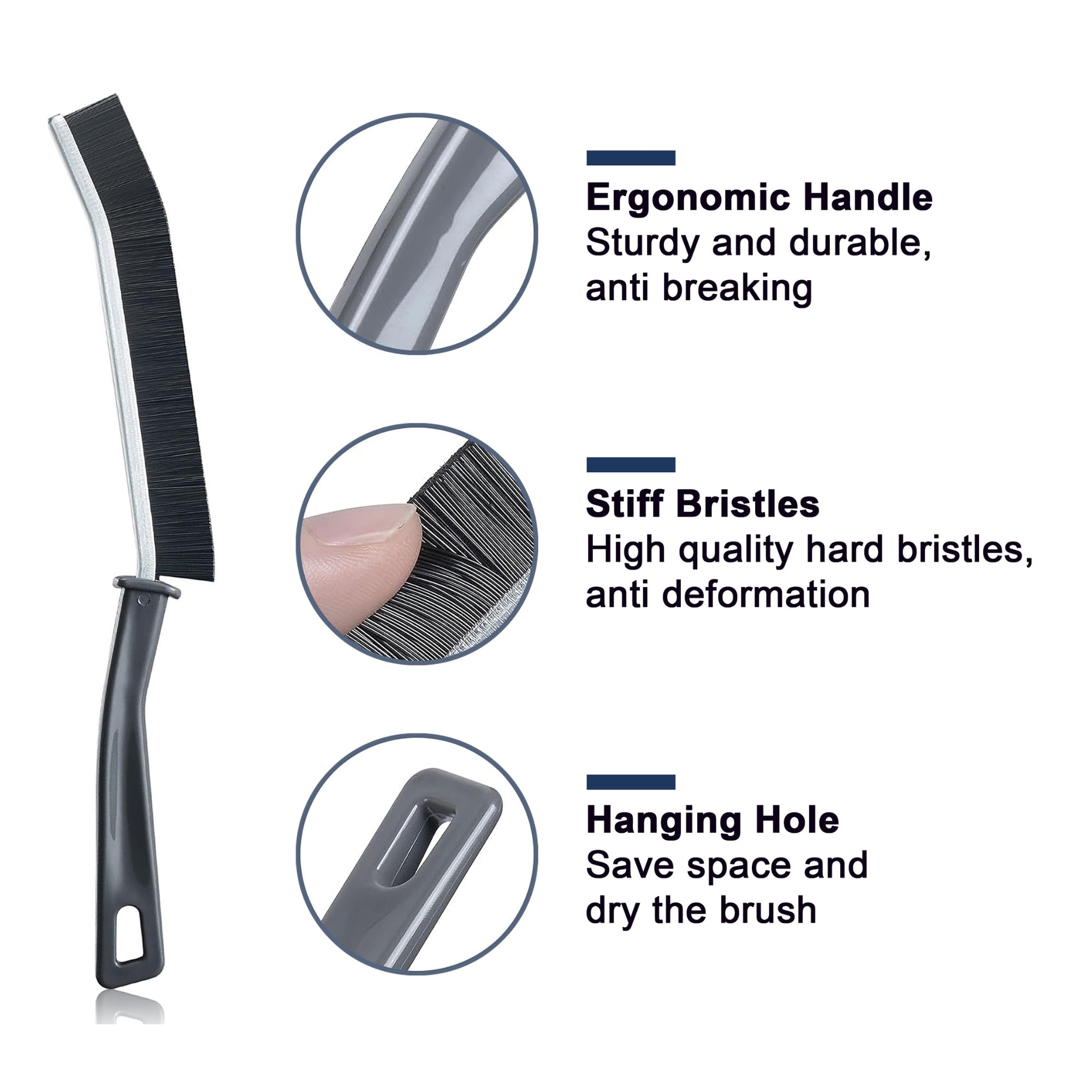 Multifunctional Gap Cleaning Brush Tool (3-Pieces)