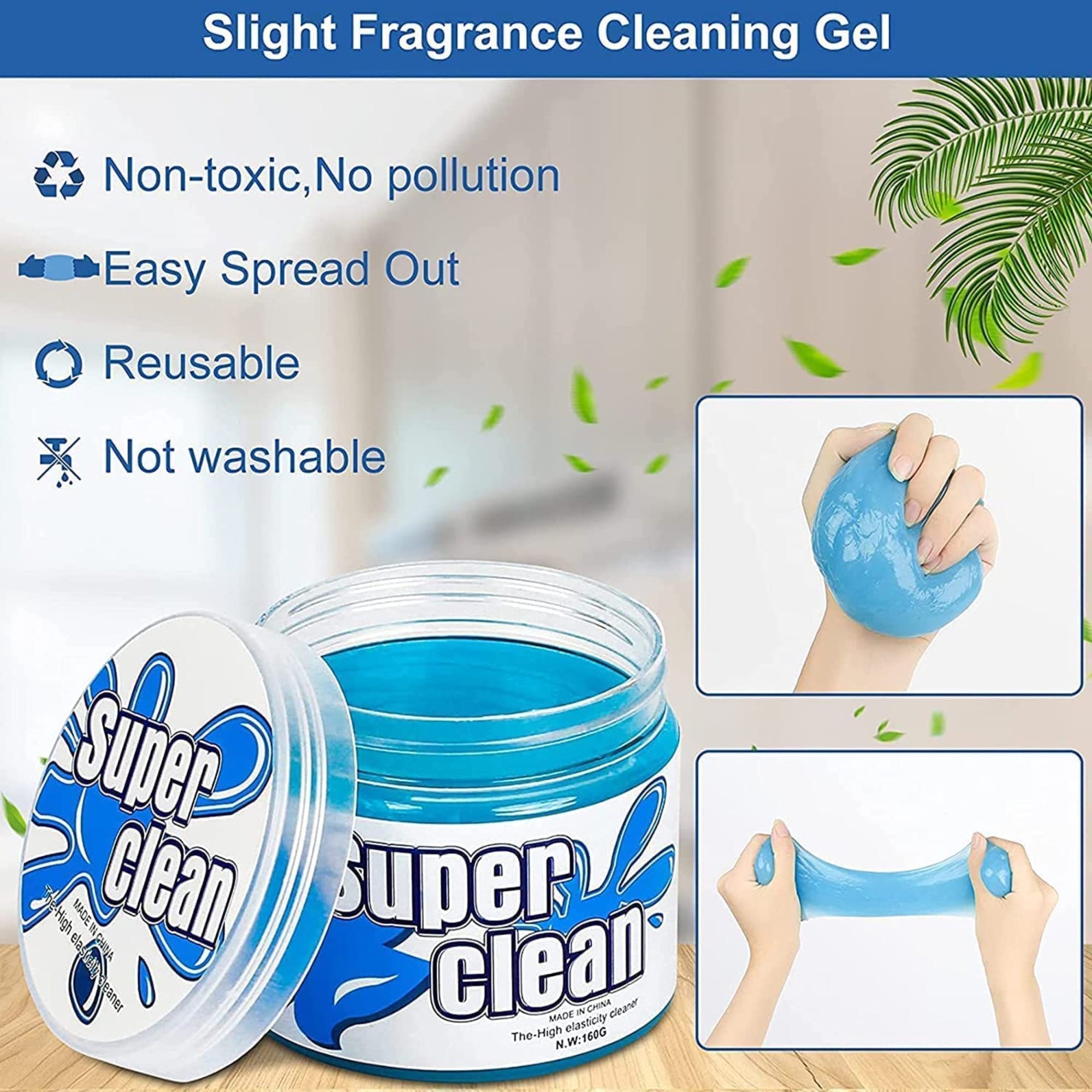 Universal Car Cleaning Gel for Dust Cleaning (2-Pack)