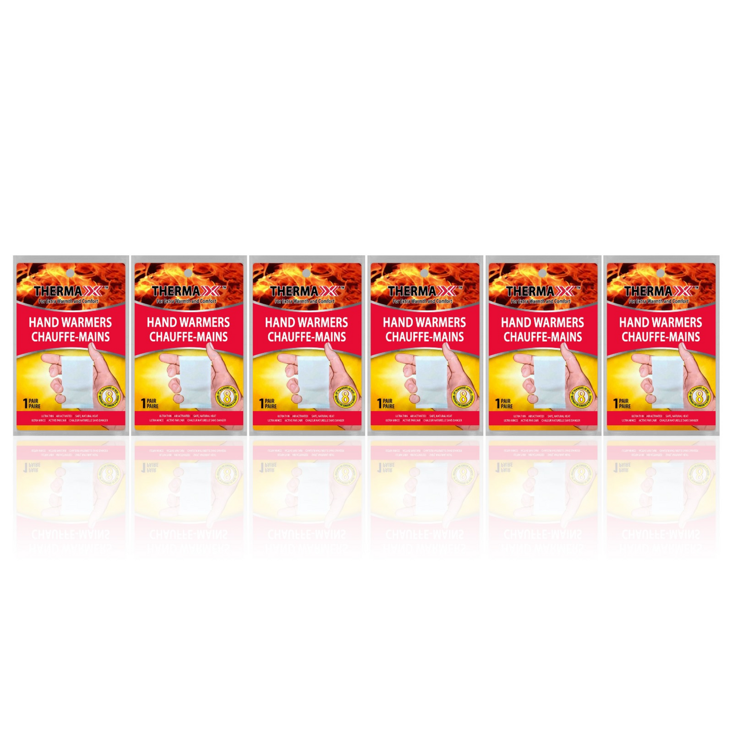 Hand Warmers Chauffe-Mains for Extra Warmth and Comfort (6-Pack or 12-Pack)