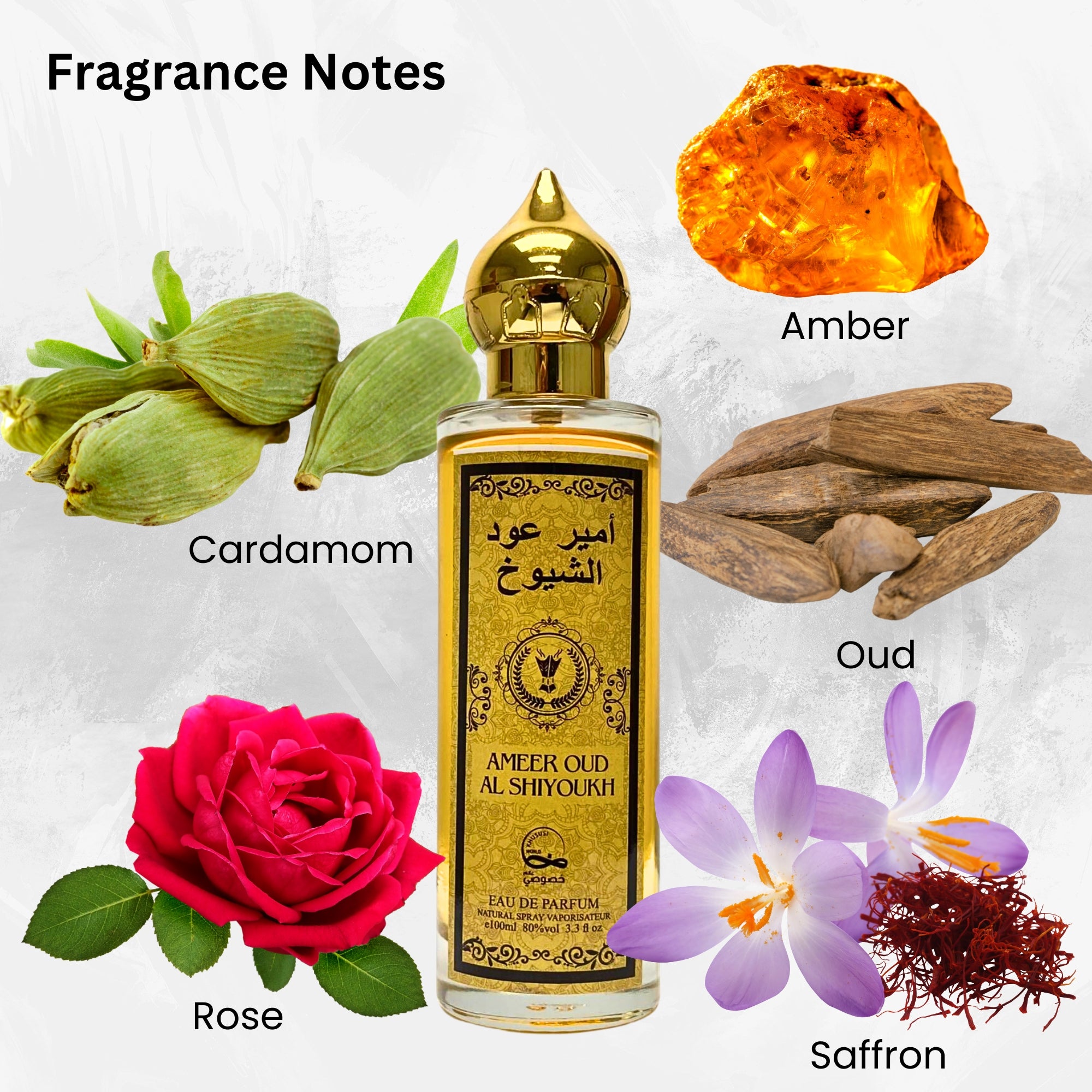 Ameer Oud Al Shiyoukh Perfume 3.3FL.OZ