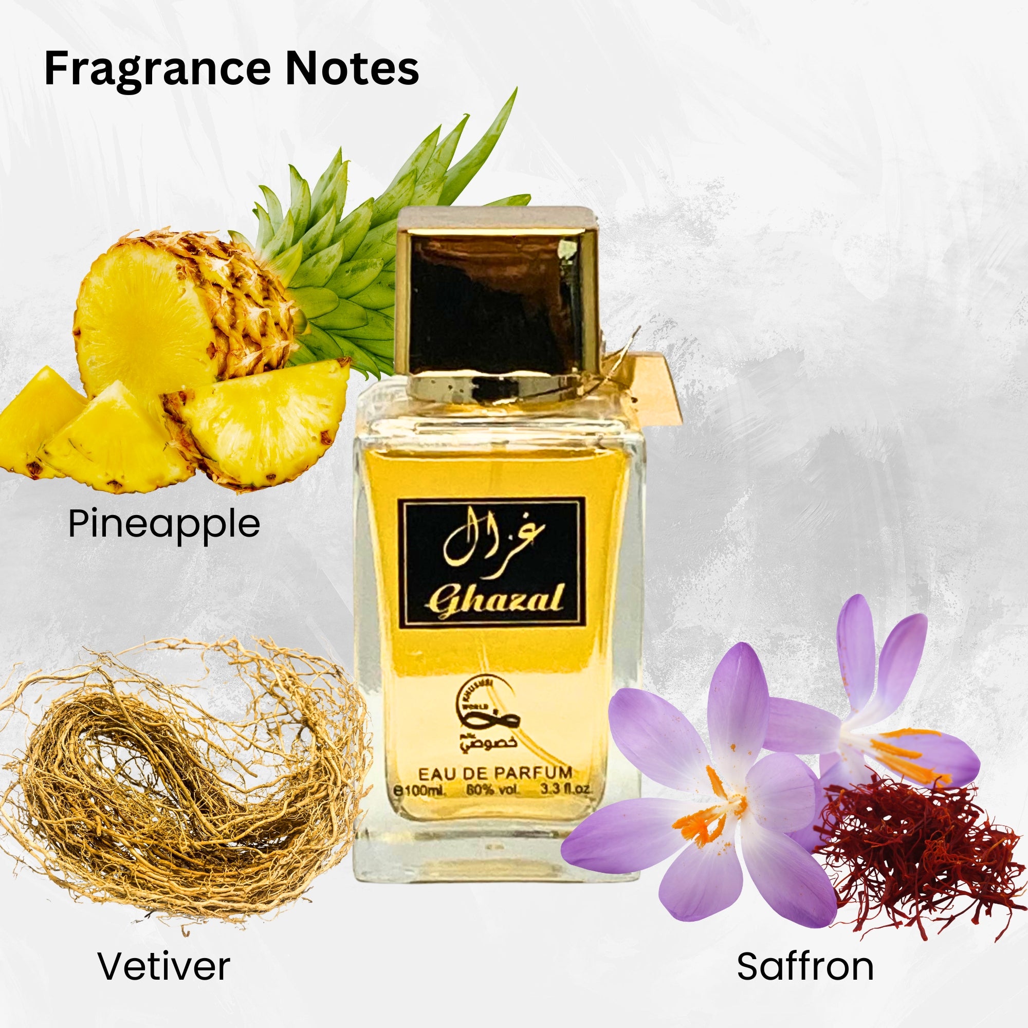 Ghazal Perfume 3.3FL.OZ for Men and Women