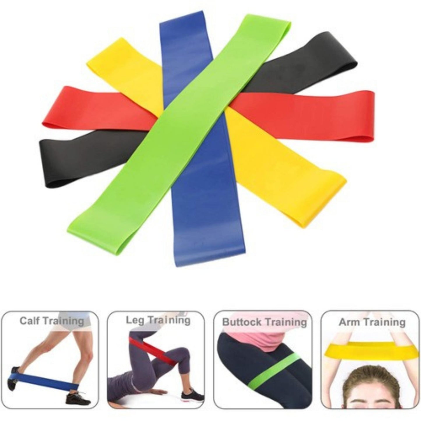 Set of 5 Resistance Loop Exercise Bands