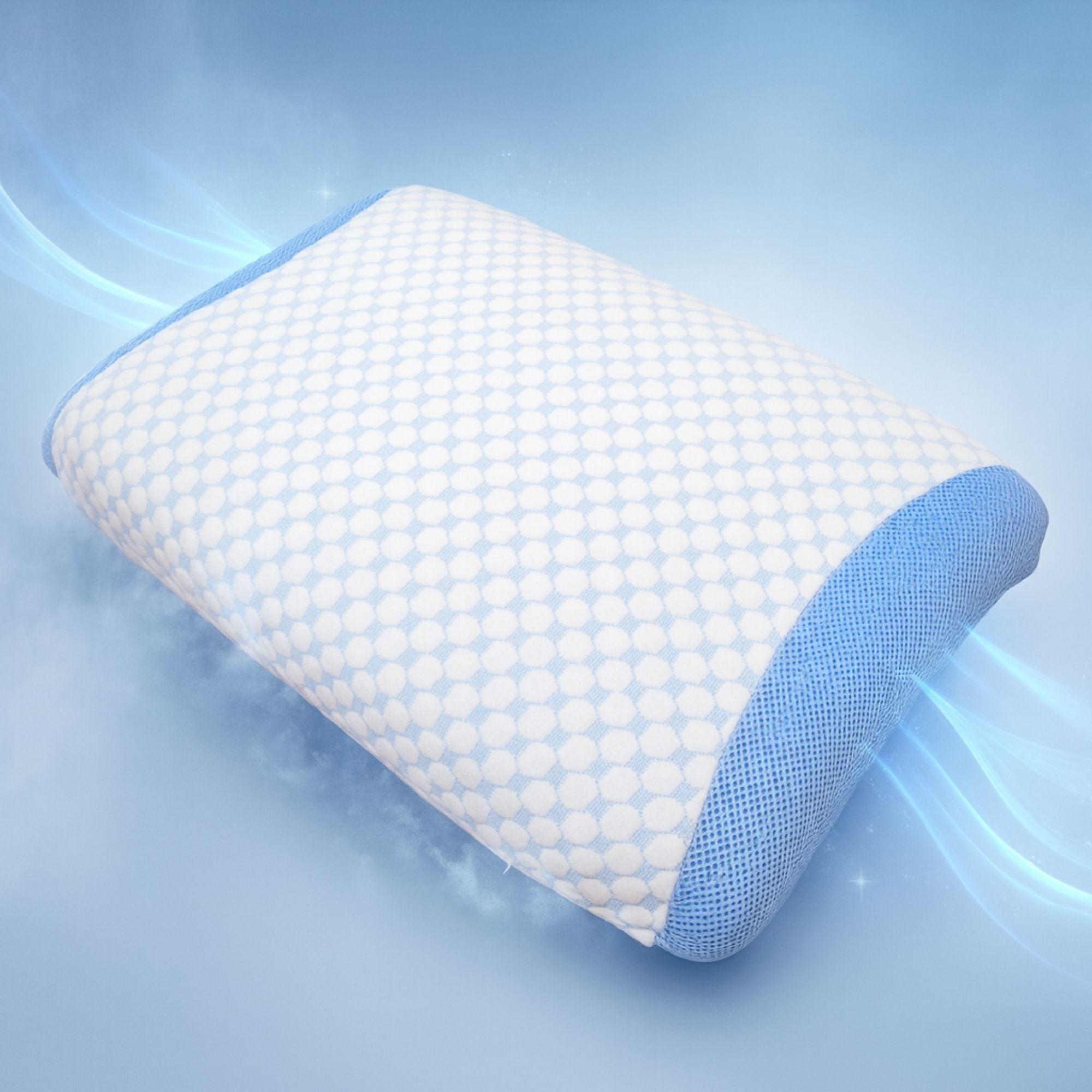 1-Pack Standard Size Memory Foam Pillow with Removable Cover – Supportive, Comfortable & Breathable for Better Sleep