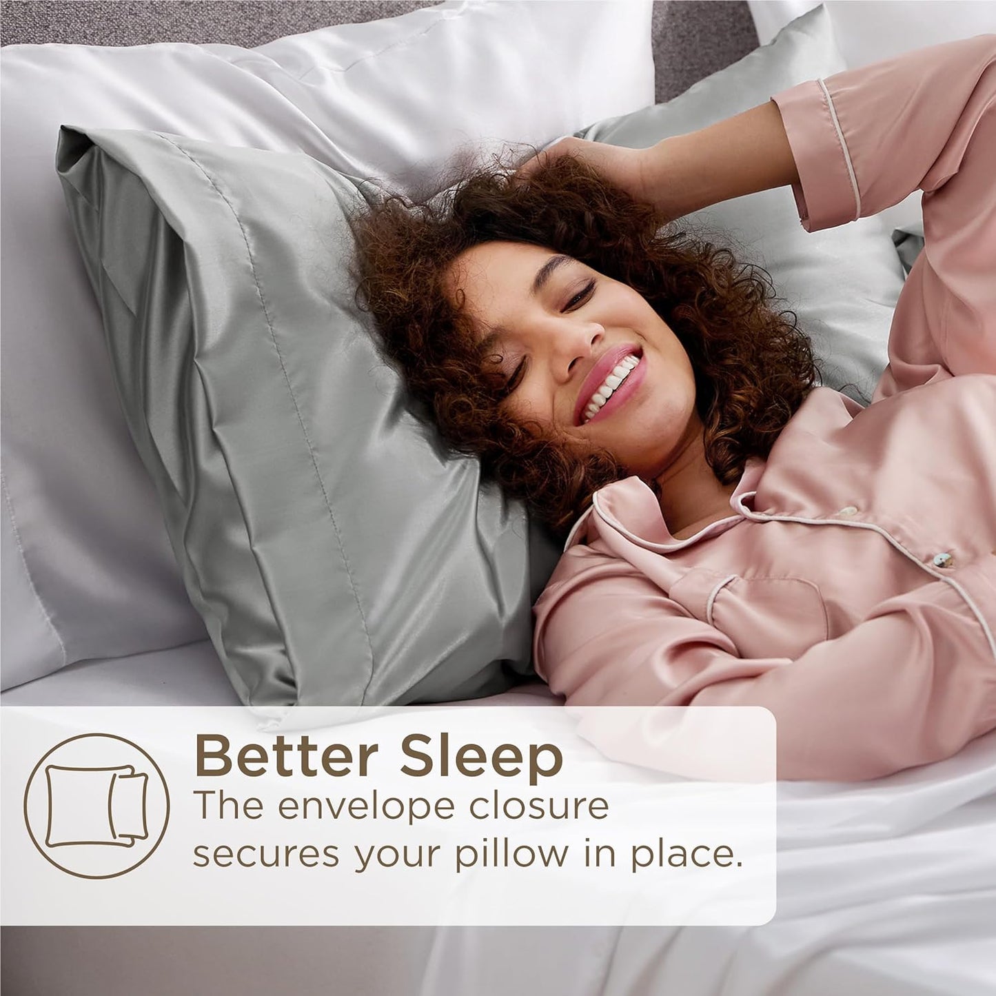 Satin Pillow Case - Standard Size 20 X 26 inches (2-Pack or 4-Pack)