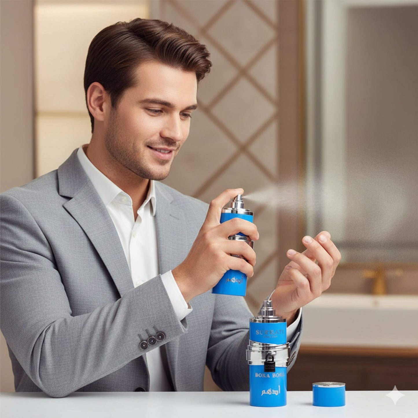 Surrati Bora Bora 3.4 FL.OZ Perfume for Men and Women - Long-Lasting Unisex Perfume Fresh Arabian Luxury Fragrance