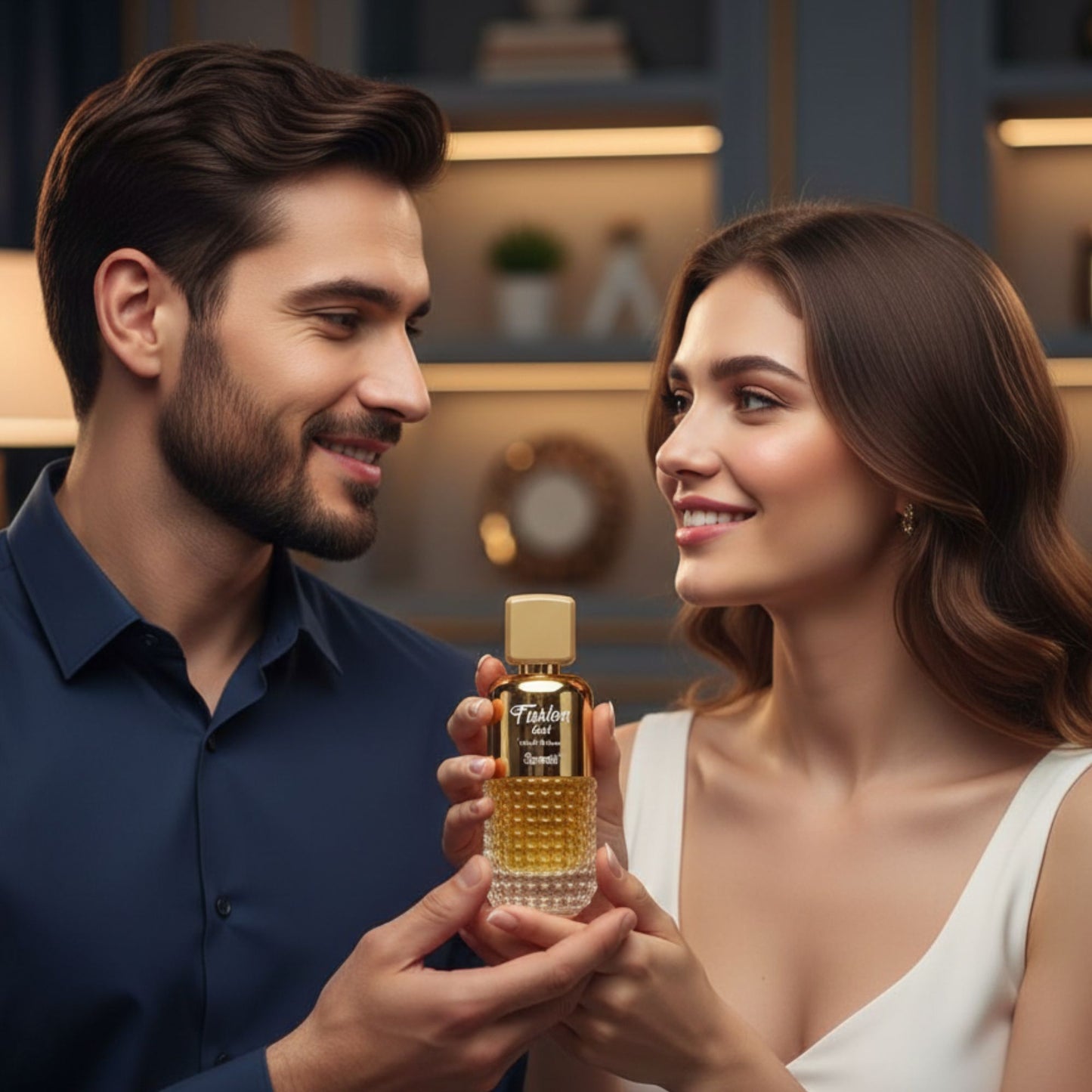 Surrati Fusion Gold 3.4 FL.OZ Perfume for Men and Women - Rich Smooth Aroma Long-Lasting Wear Luxury Scent