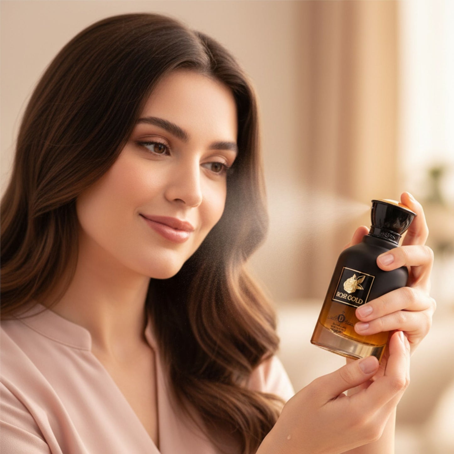 Boutique Rose Gold 3.4 FL.OZ Luxurious Long-Lasting Rose and Musk Scent