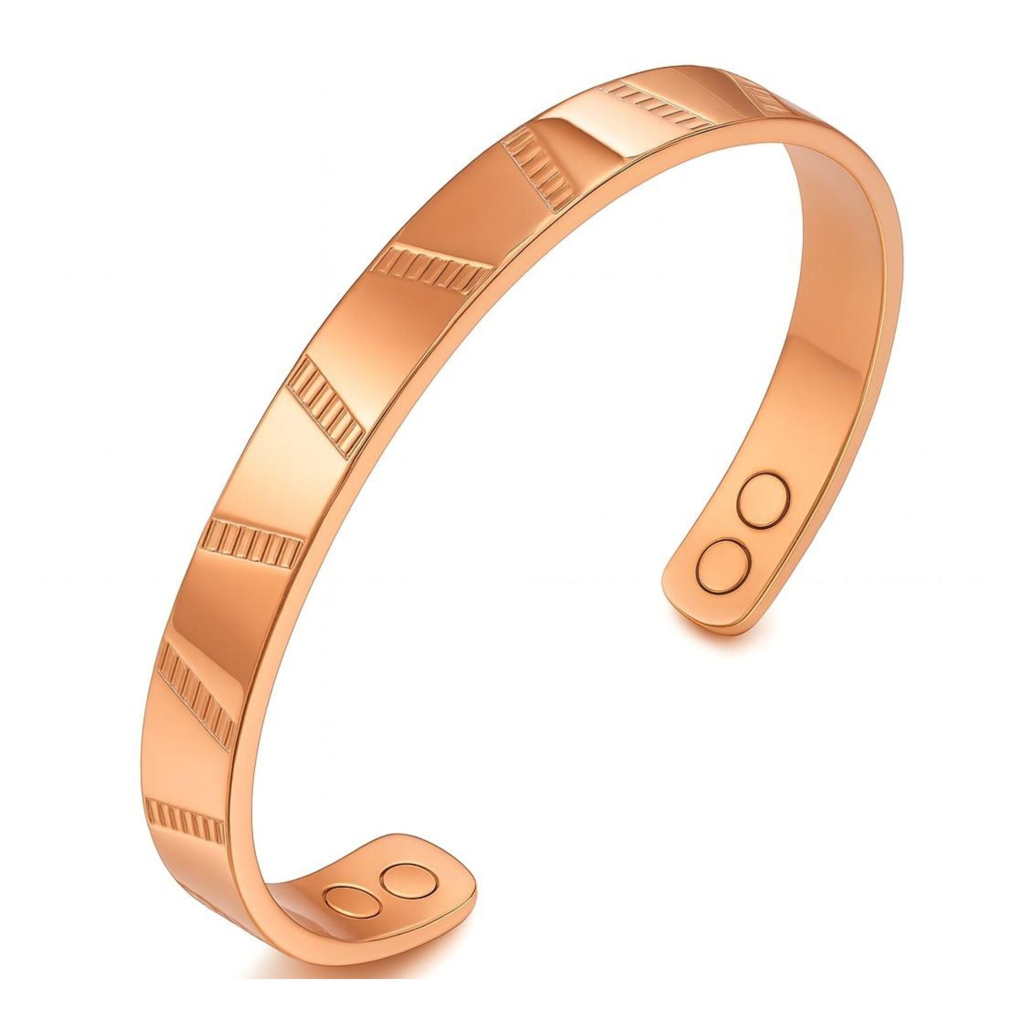 Copper Magnetic Therapy Bracelet - Durable Copper Healing Energy Band - Strength