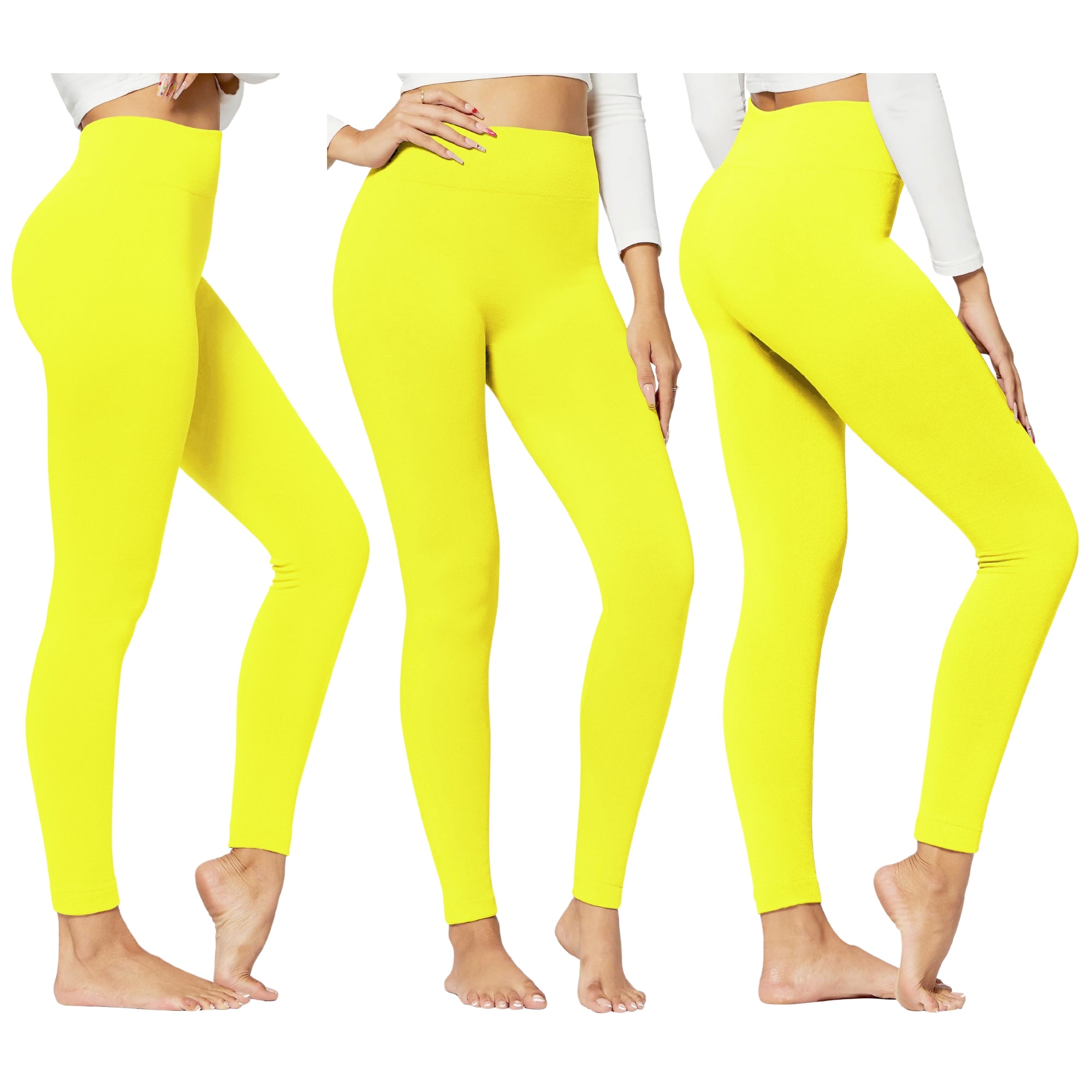 1-Pack Women's High-Waisted Seamless Workout Leggings for Yoga, Gym, and Everyday Wear, One-Size Fits Most