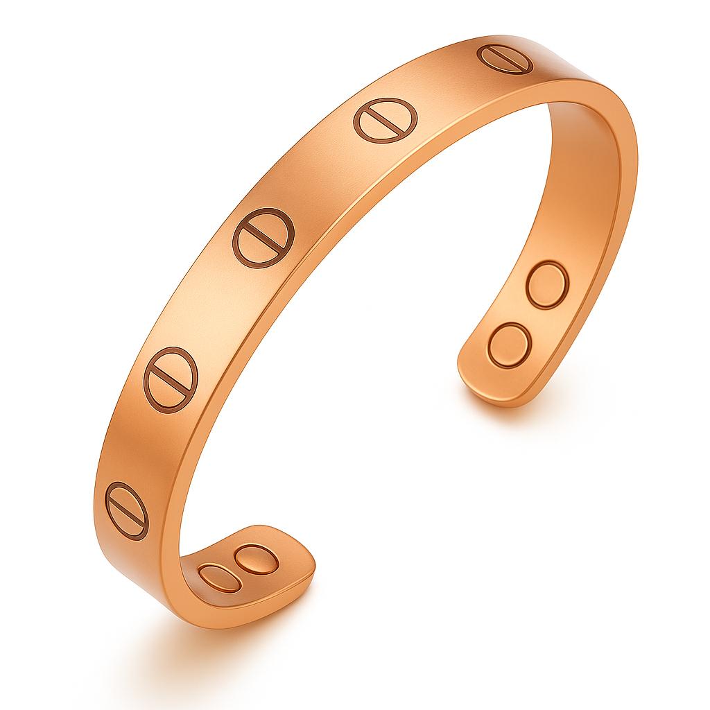 Copper Magnetic Therapy Bracelet - Durable Copper Healing Energy Band - Strength