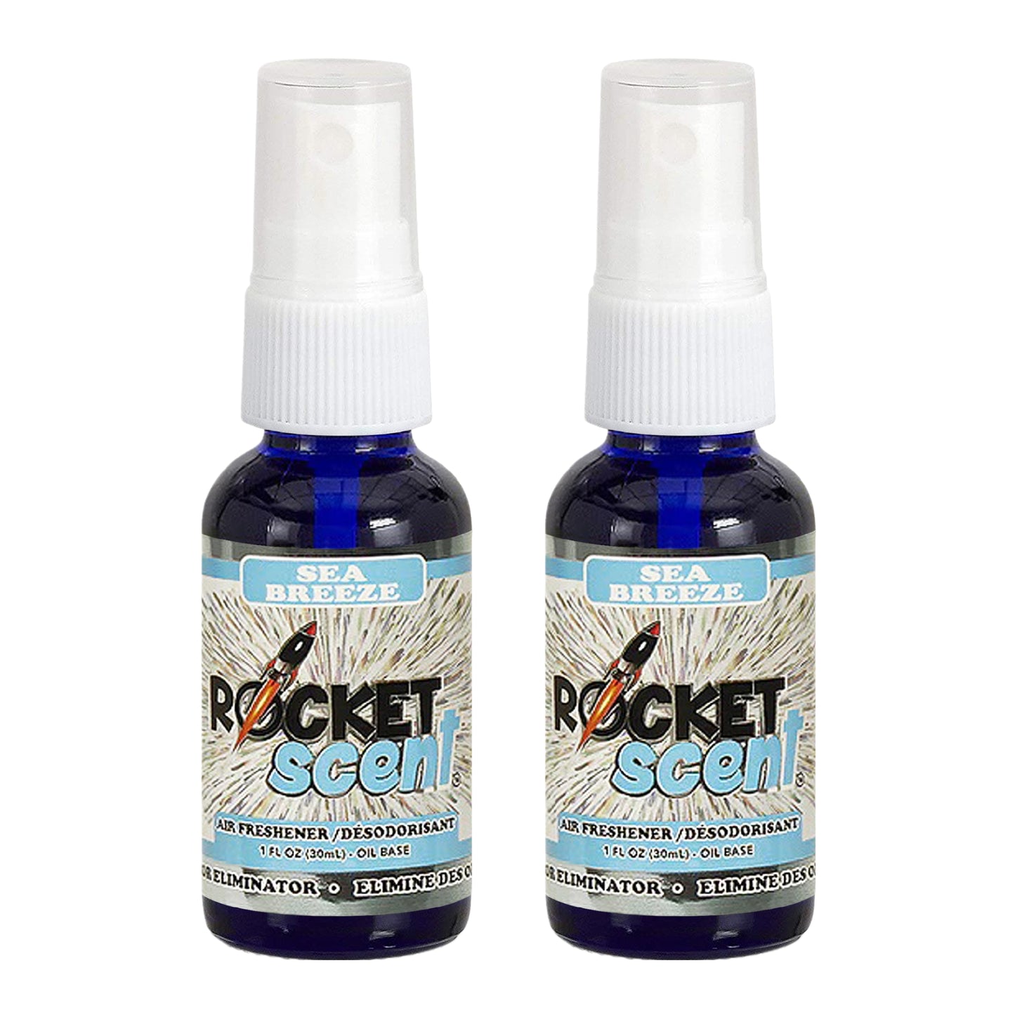 Rocket Scent for Air Fresheners, Odor Eliminator and Bathroom Deodorizer (2-Pack)