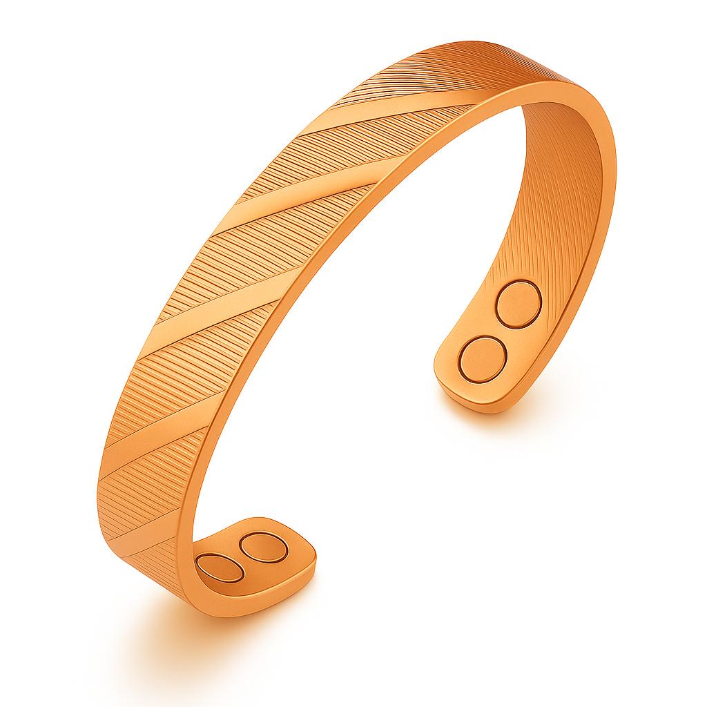 Copper Magnetic Therapy Bracelet - Durable Copper Healing Energy Band - Strength