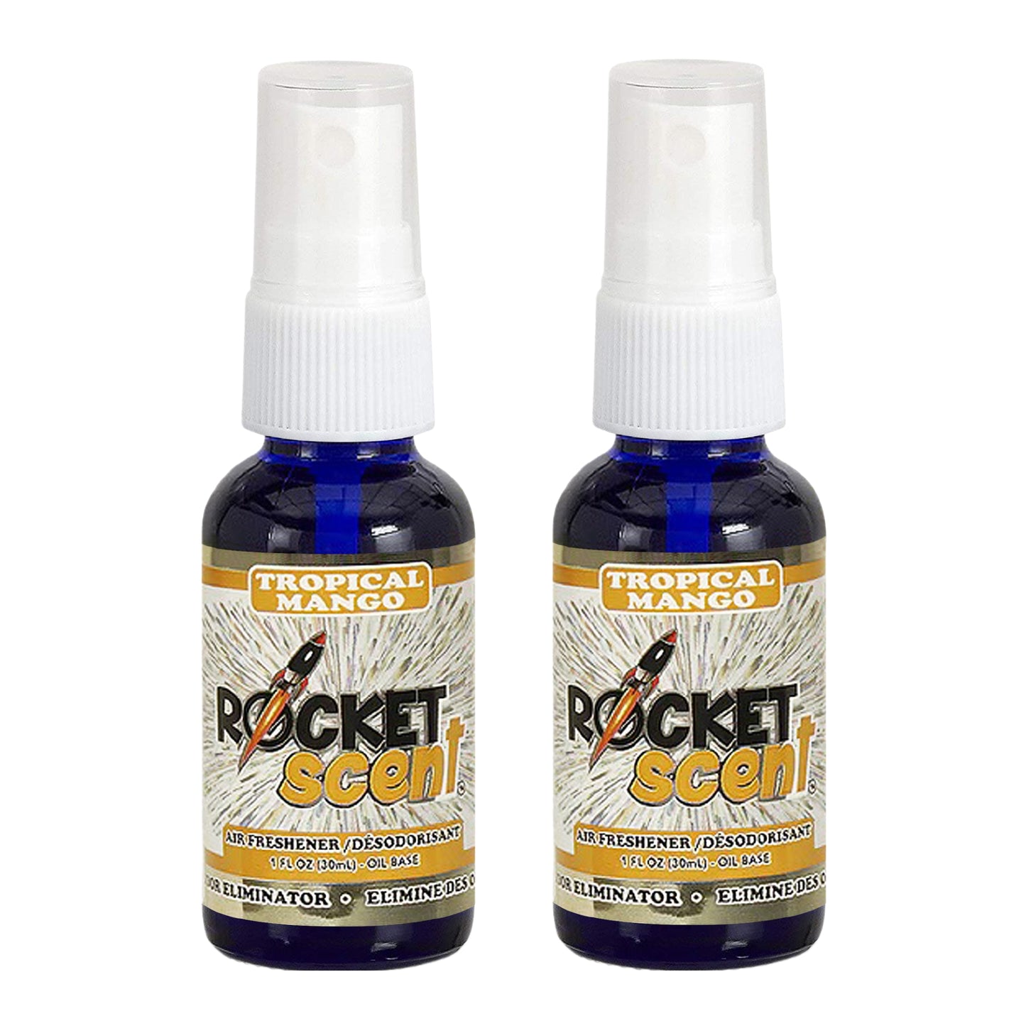 Rocket Scent for Air Fresheners, Odor Eliminator and Bathroom Deodorizer (2-Pack)