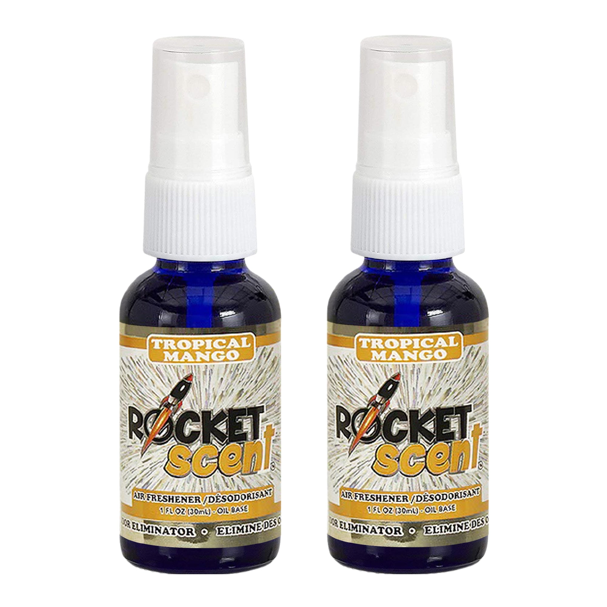 Rocket Scent for Air Fresheners, Odor Eliminator and Bathroom Deodorizer (2-Pack)