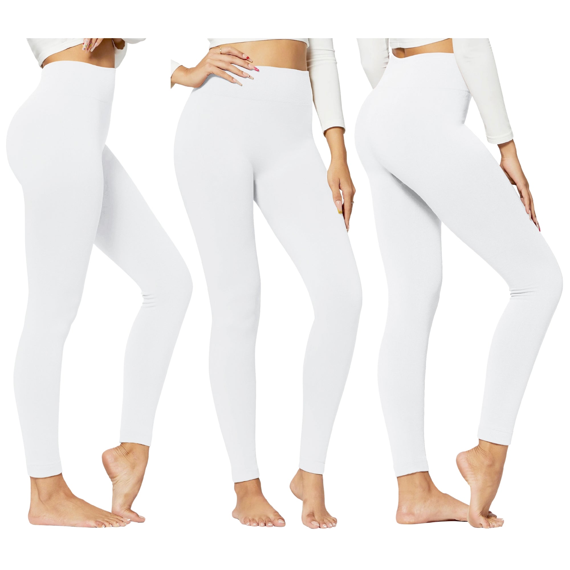 1-Pack Women's High-Waisted Seamless Workout Leggings for Yoga, Gym, and Everyday Wear, One-Size Fits Most