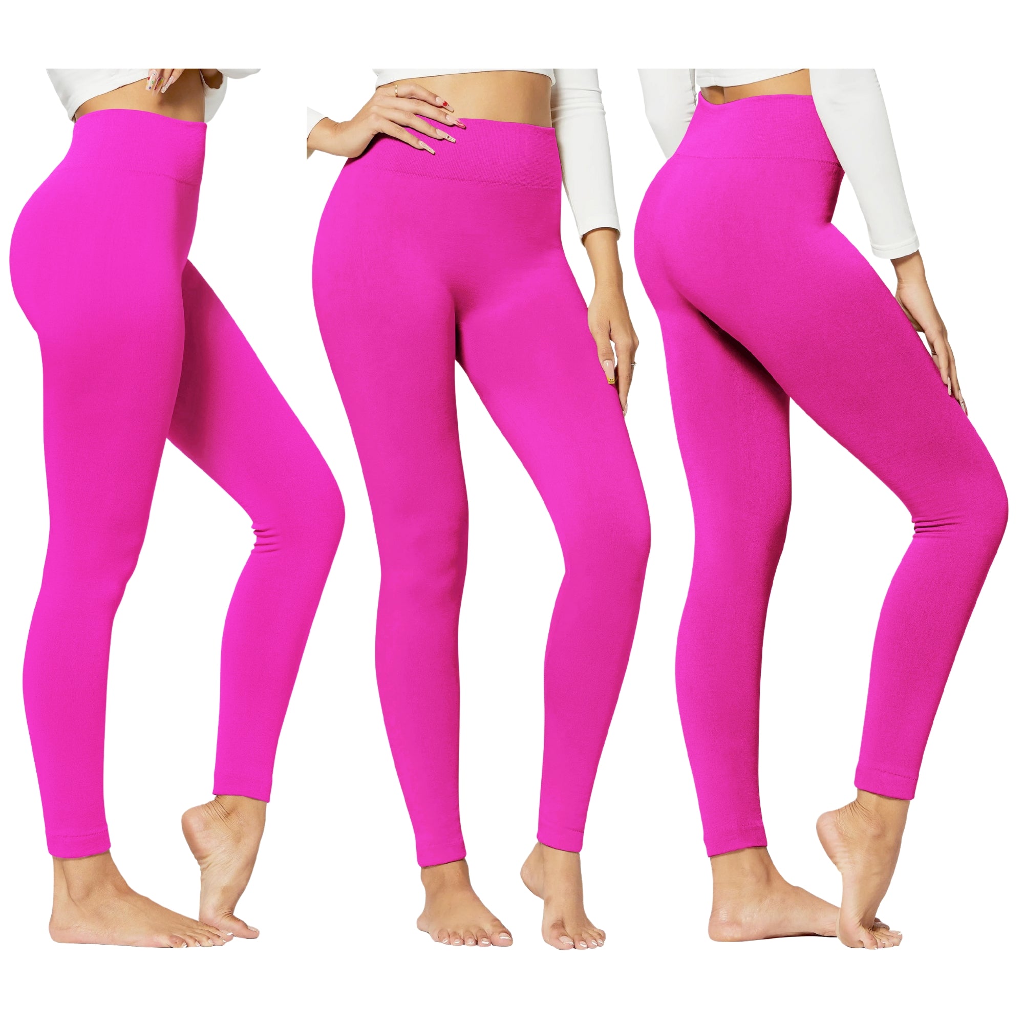 1-Pack Women's High-Waisted Seamless Workout Leggings for Yoga, Gym, and Everyday Wear, One-Size Fits Most