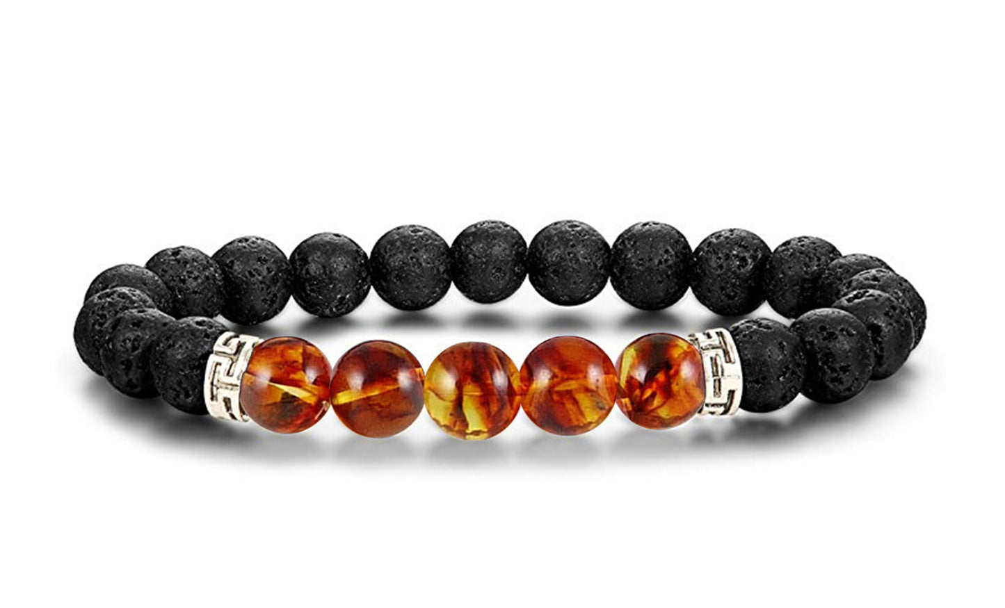 Lava Stone Chakra Diffuser Bracelet with Optional Essential Oils