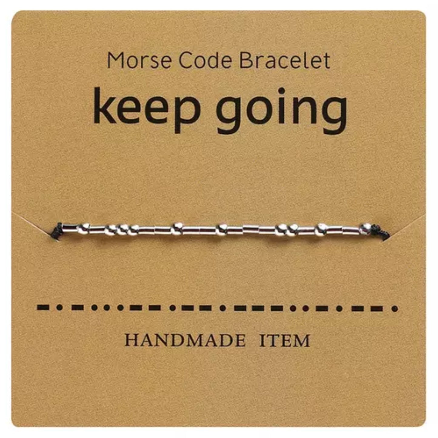 Hand-Made Morse Code Bracelet