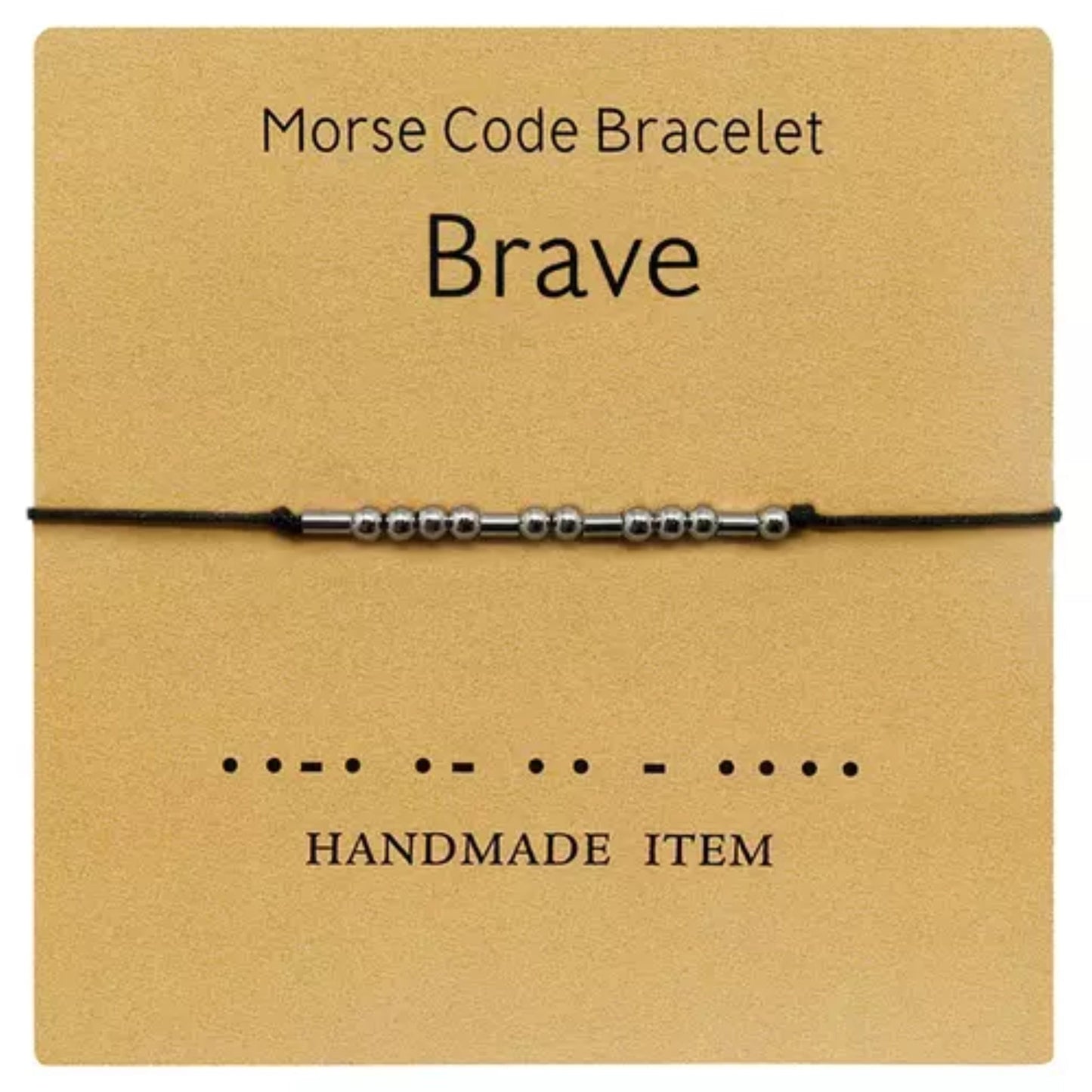 Hand-Made Morse Code Bracelet