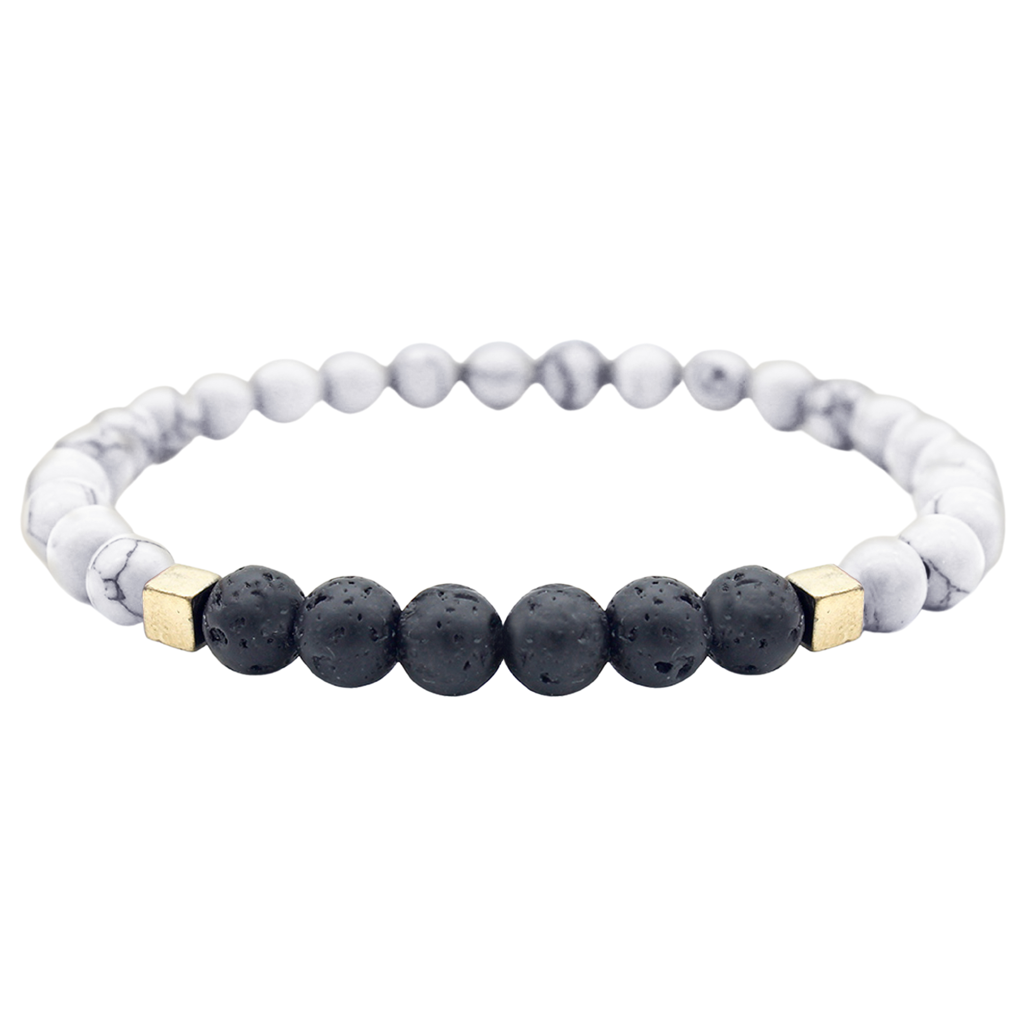 Mixed Lava Stone Chakra Diffuser Bracelet with Optional Essential Oils