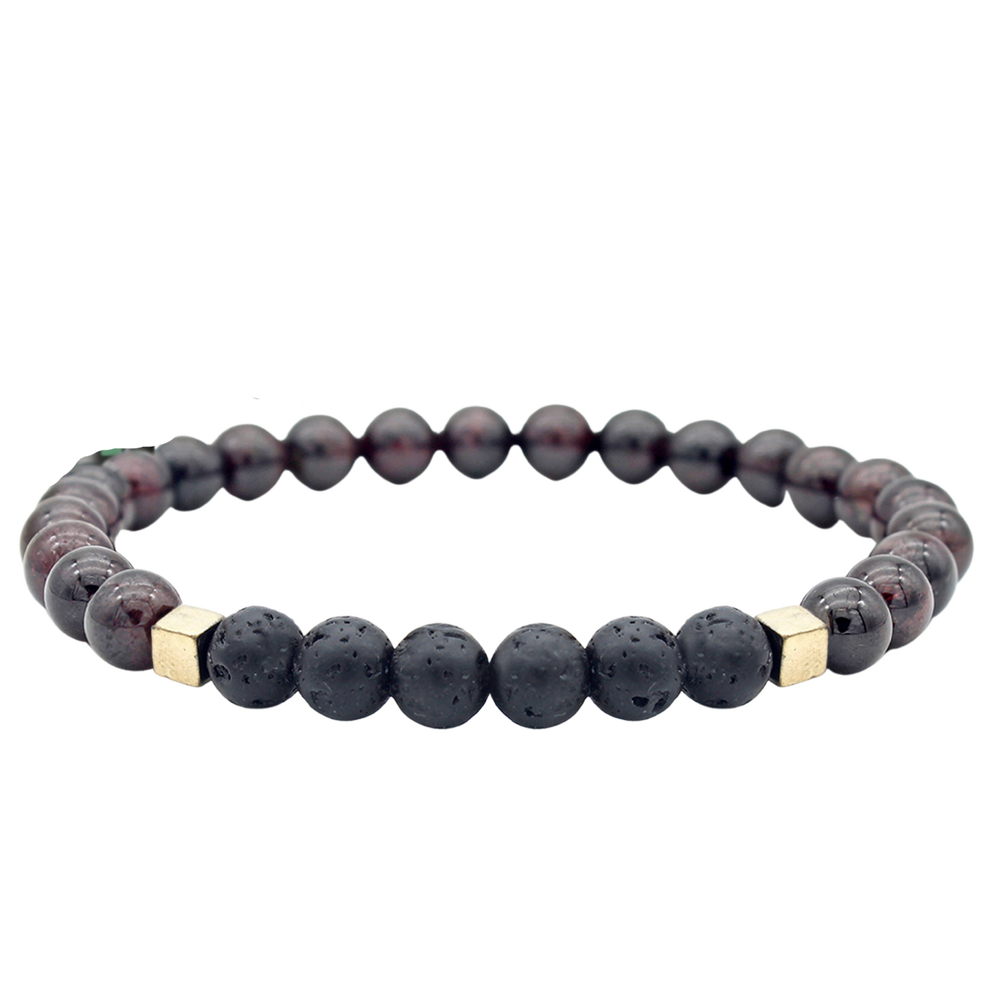 Mixed Lava Stone Chakra Diffuser Bracelet with Optional Essential Oils