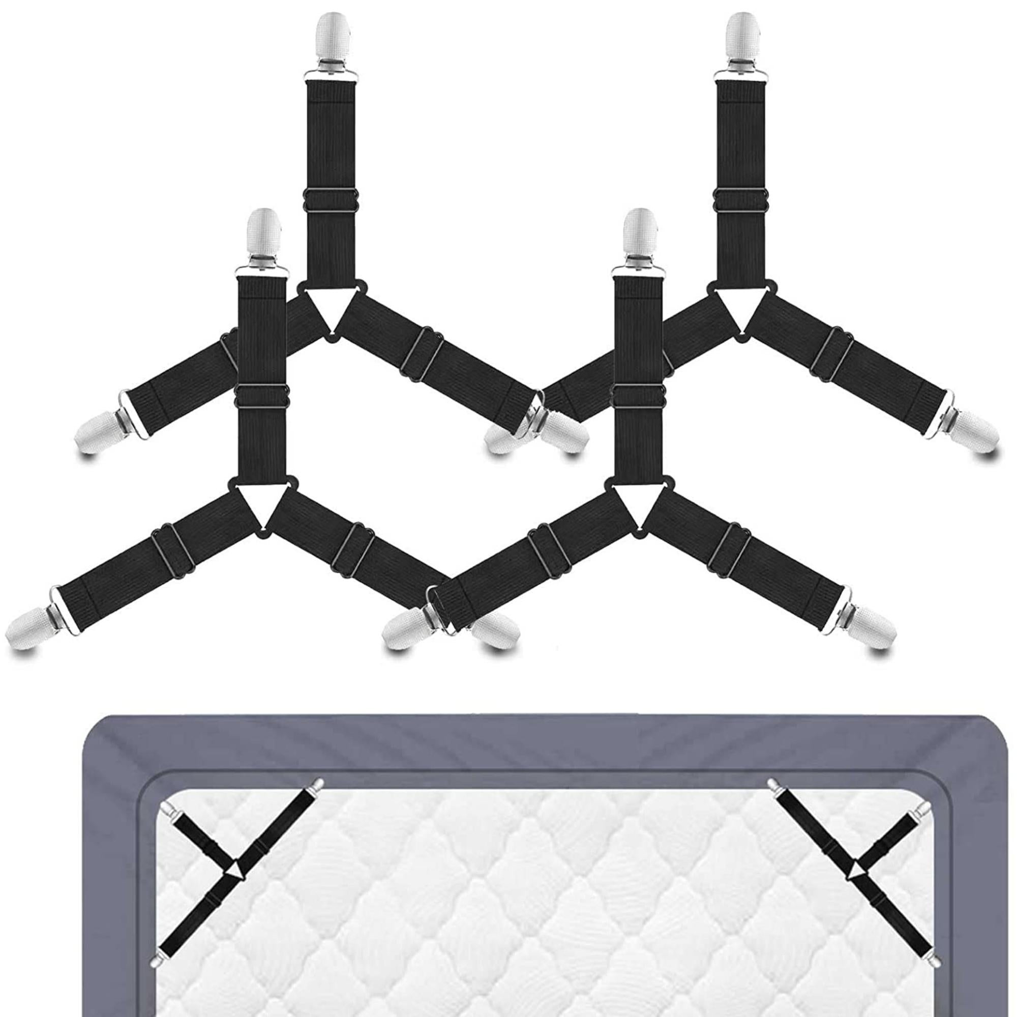 4-Piece Set Bed Sheet Clip Fasteners