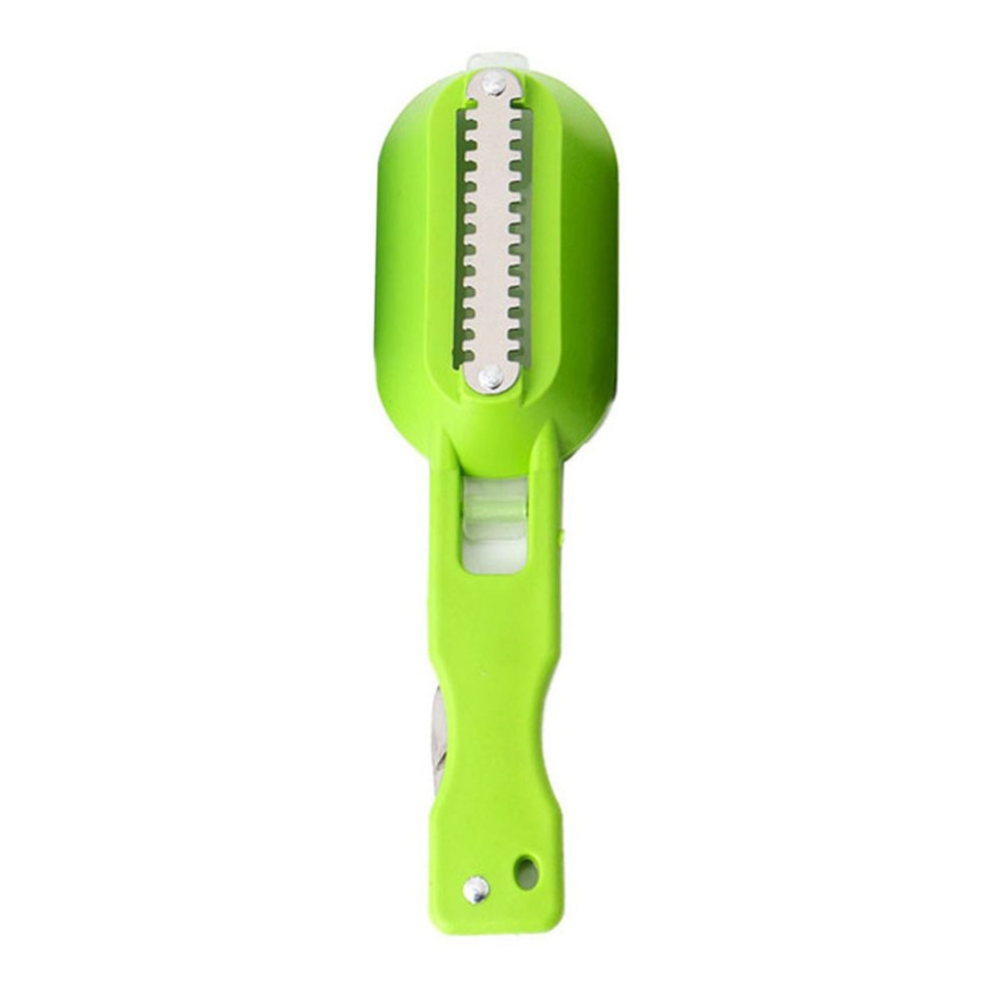 Fish Cleaning Scraping Scales With Knife