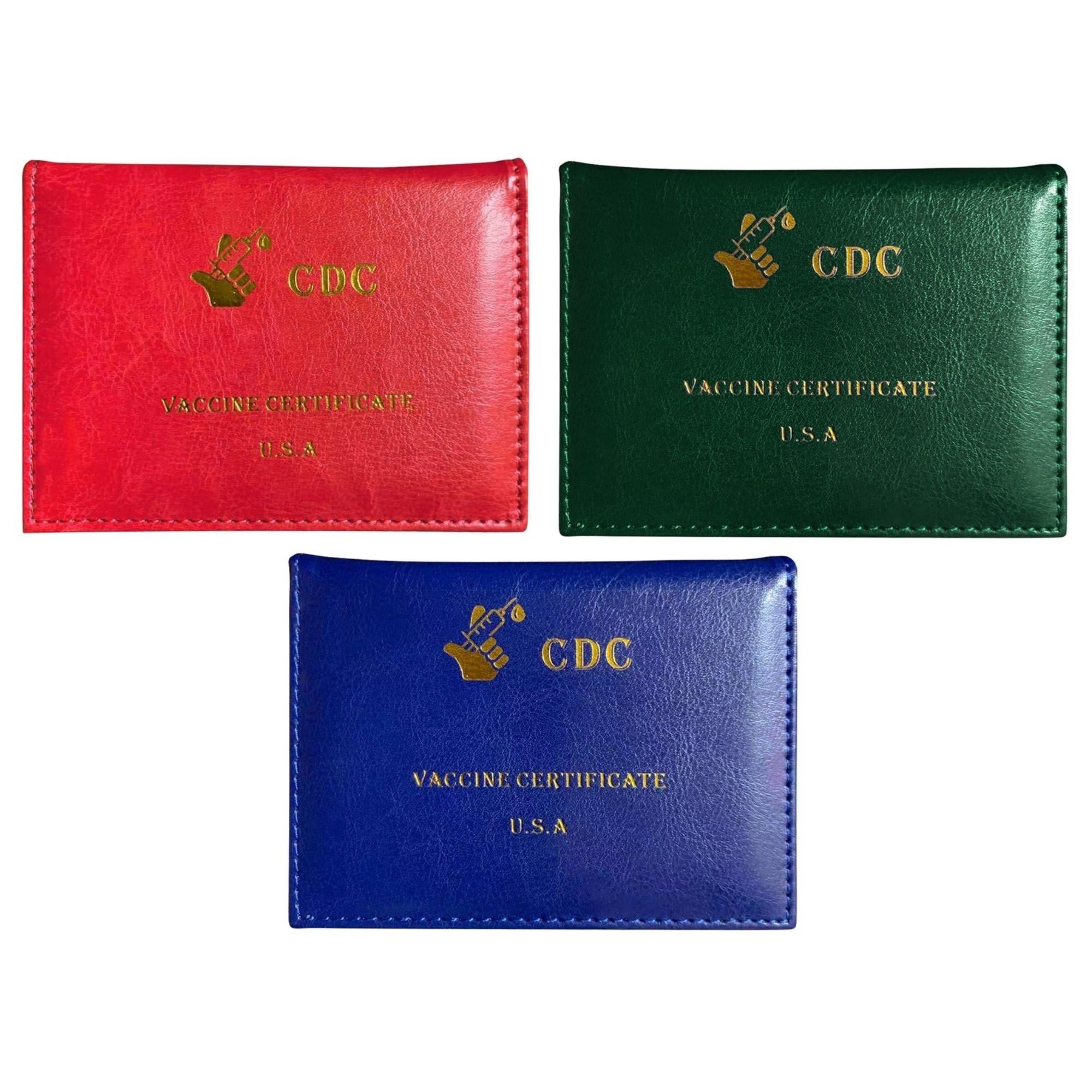 3-Pack: CDC Vaccination Record Holder