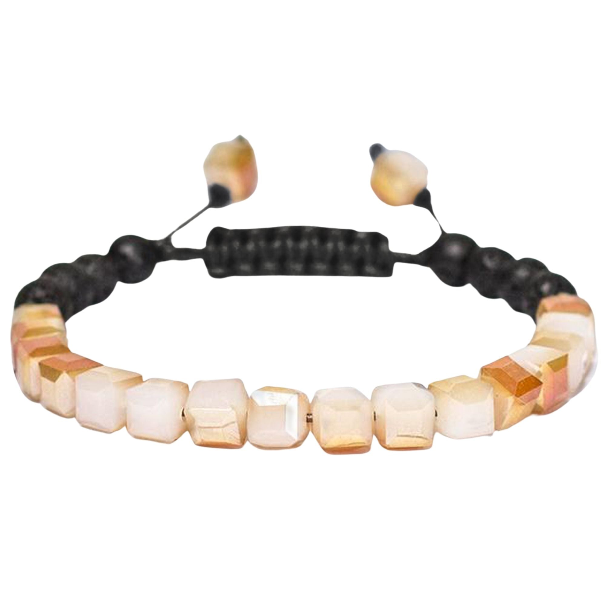 Lava Stone Glass Diffuser Bracelet with Optional Essential Oils