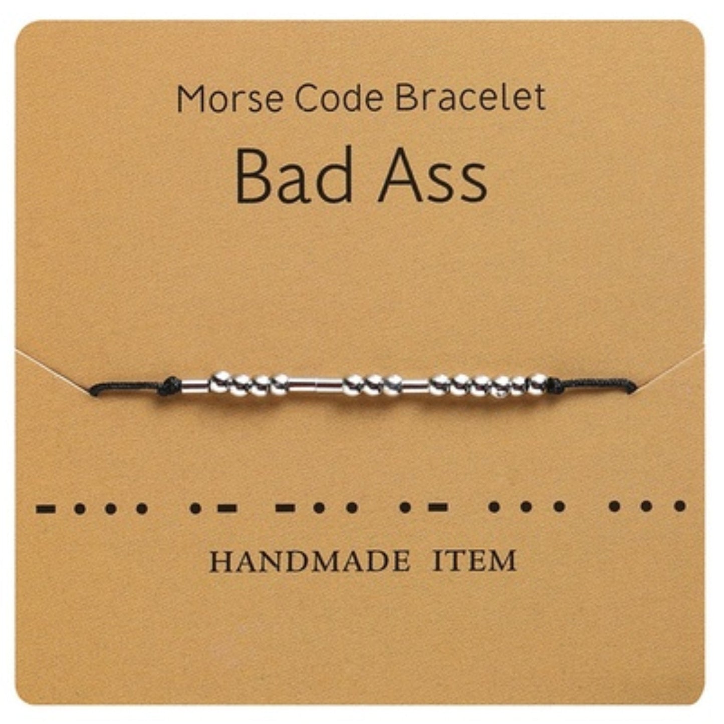 Hand-Made Morse Code Bracelet