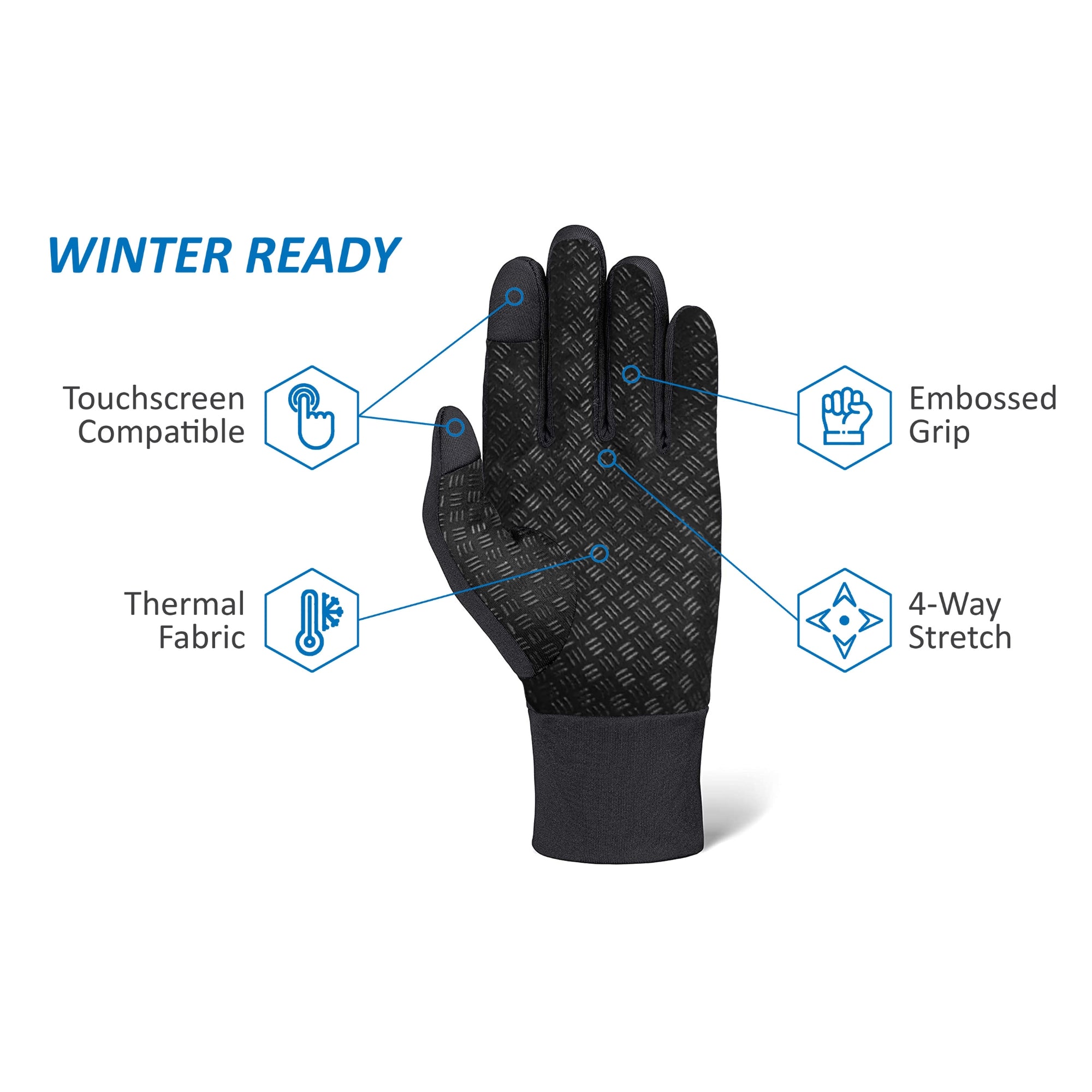 Thermal Winter Touch Screen Running Gloves