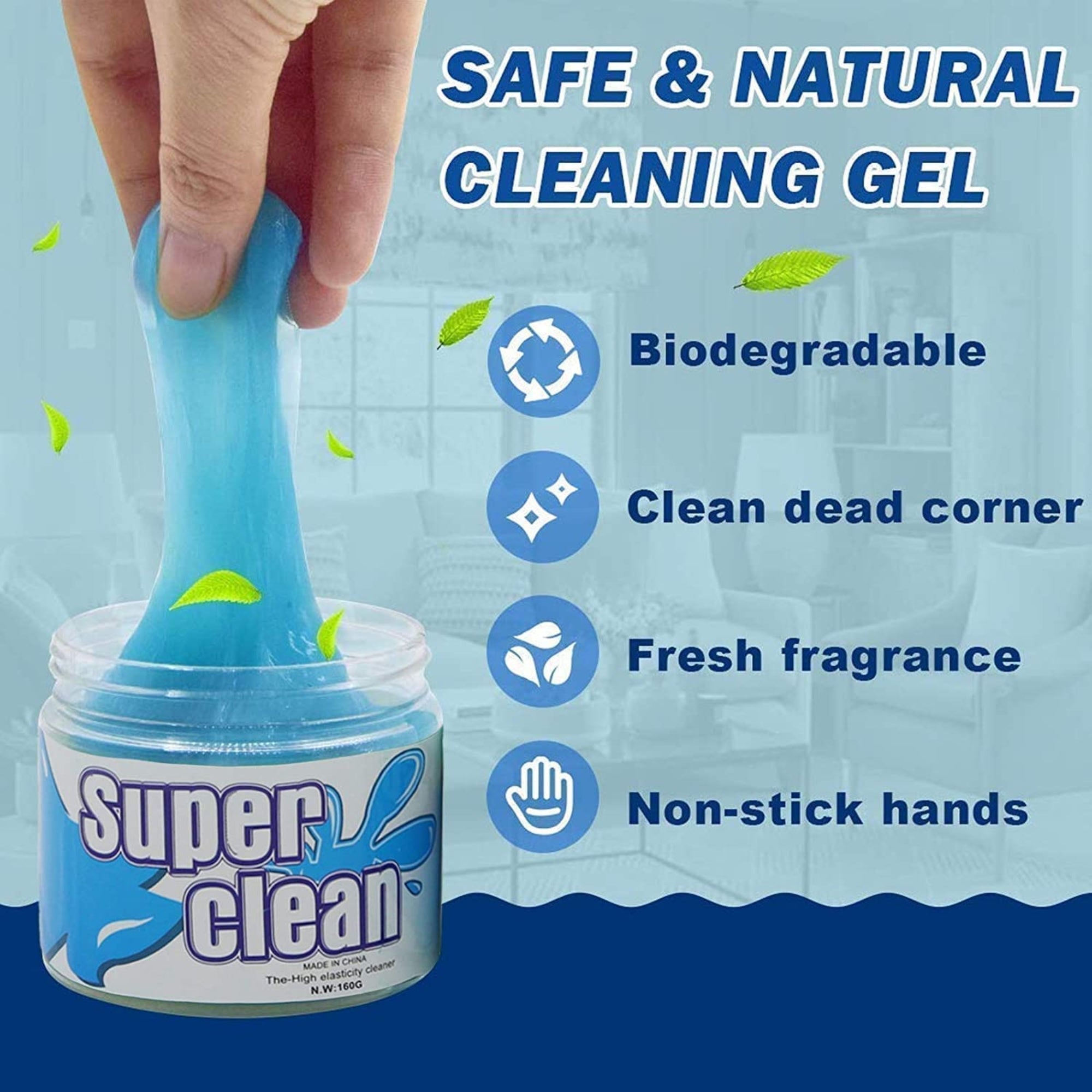 Universal Car Cleaning Gel for Dust Cleaning