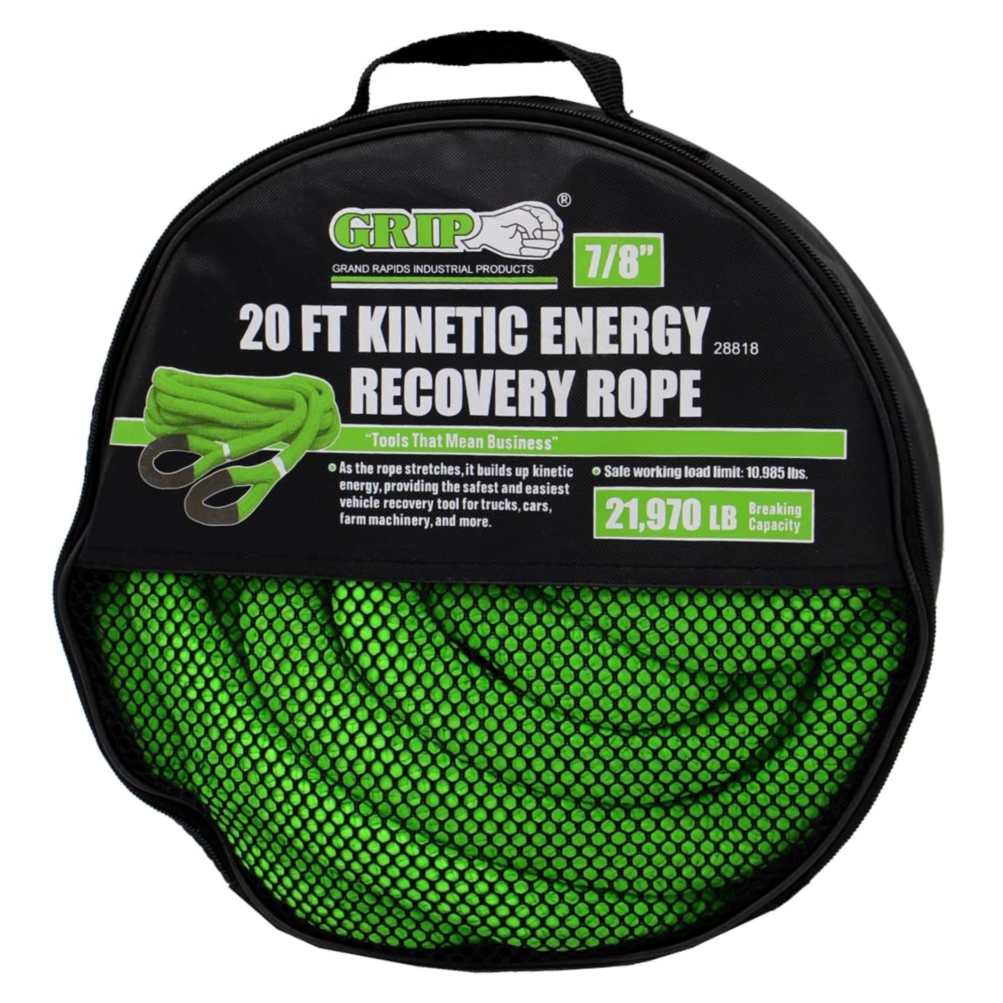 Kinetic Energy Recovery Rope (20 ft x 7/8 in)