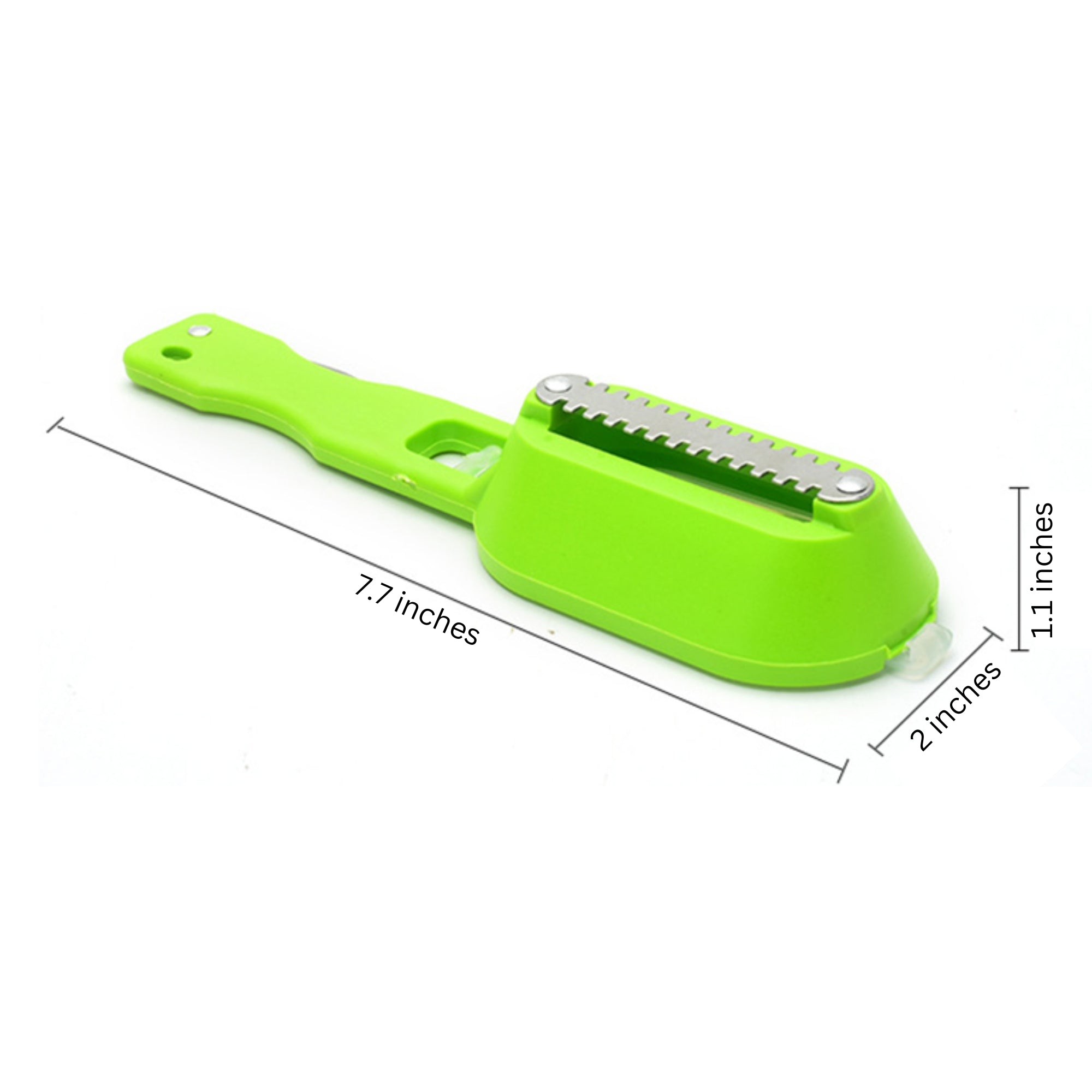 Fish Cleaning Scraping Scales With Knife