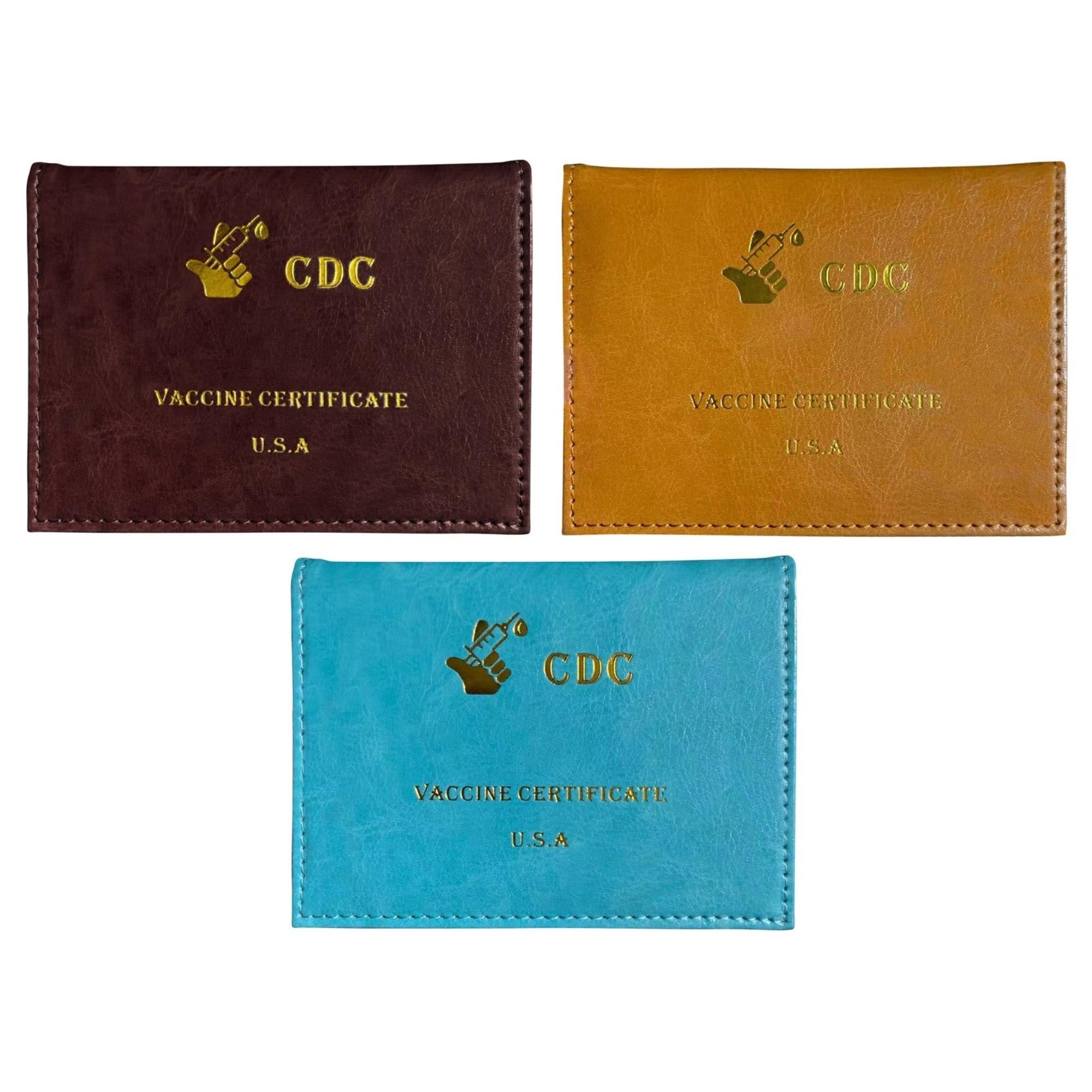 3-Pack: CDC Vaccination Record Holder