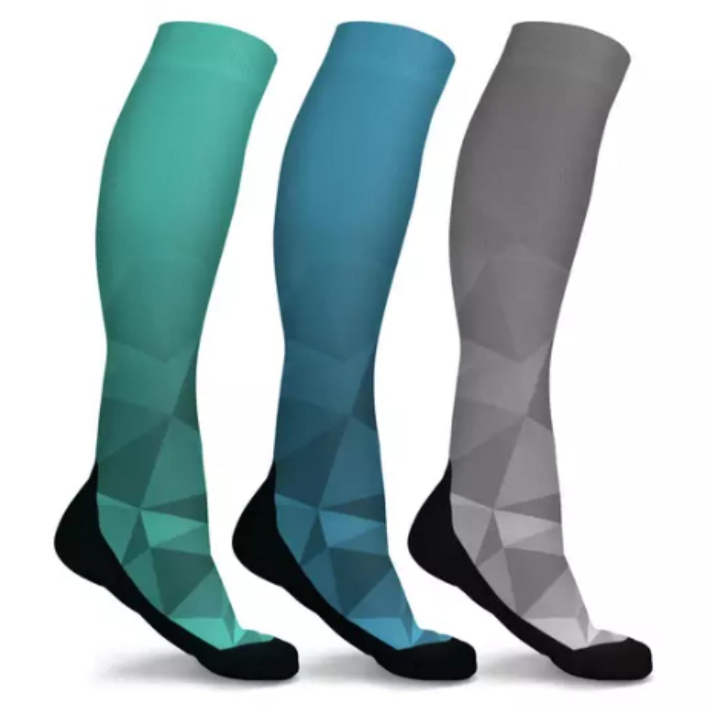 DCF Chic Knee-High Compression Socks (3-Pack)