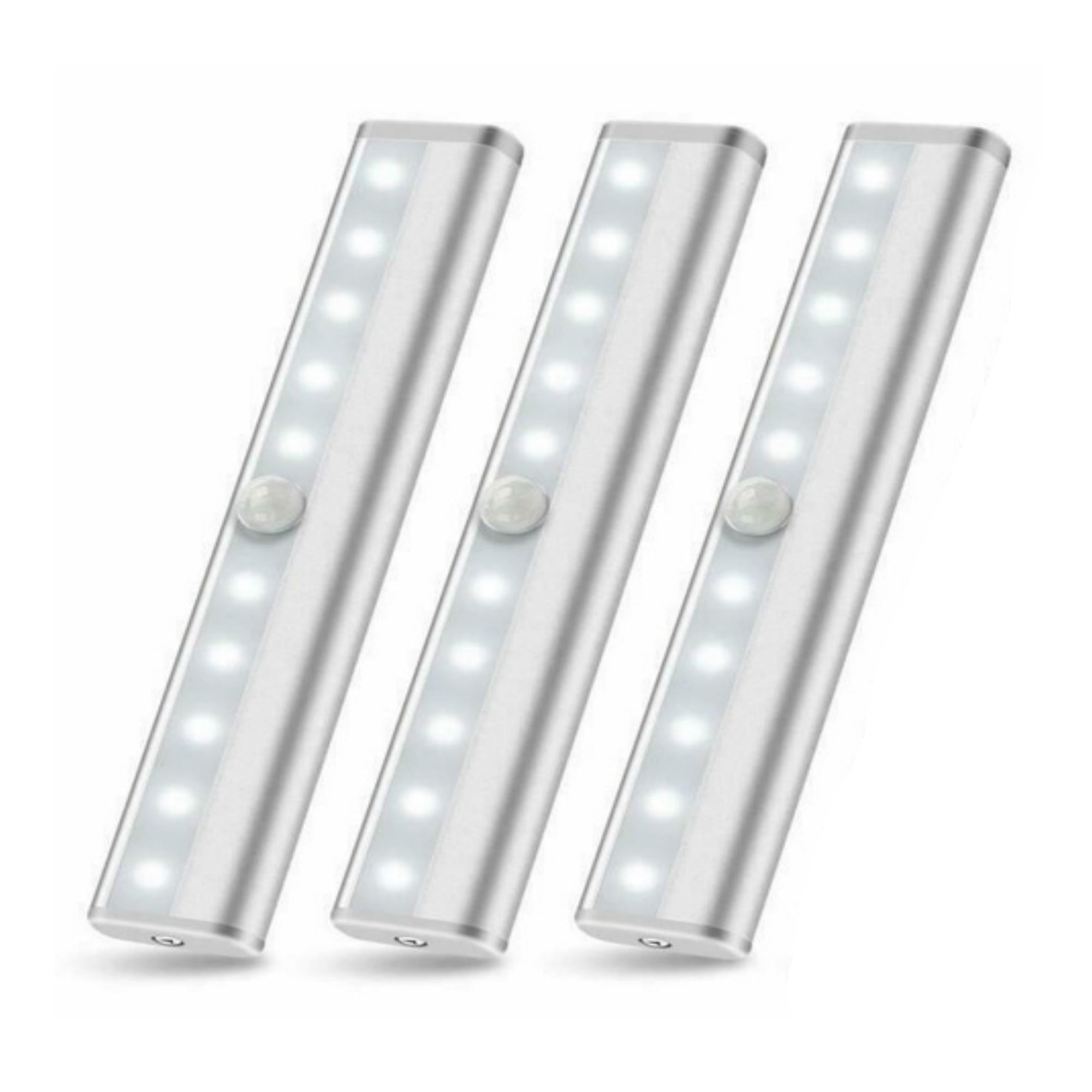 10 LED Motion Sensor Stick-On Light Bar (3 Pack)