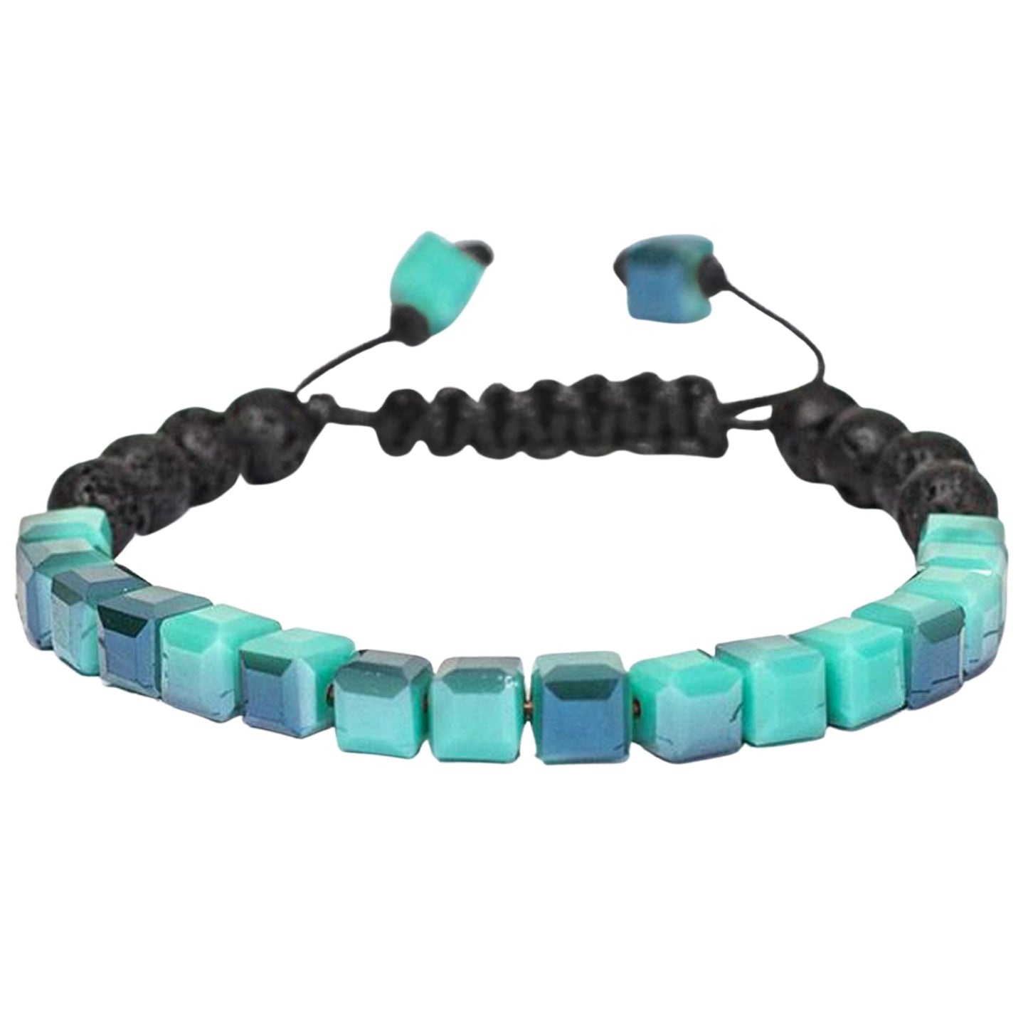 Lava Stone Glass Diffuser Bracelet with Optional Essential Oils