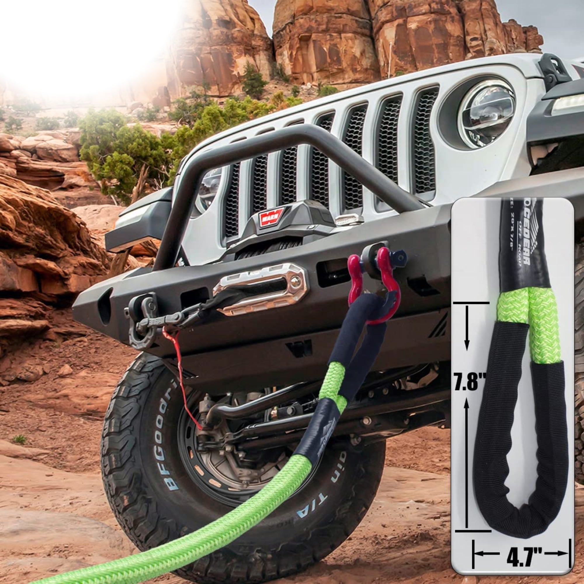 Kinetic Energy Recovery Rope (20 ft x 7/8 in)