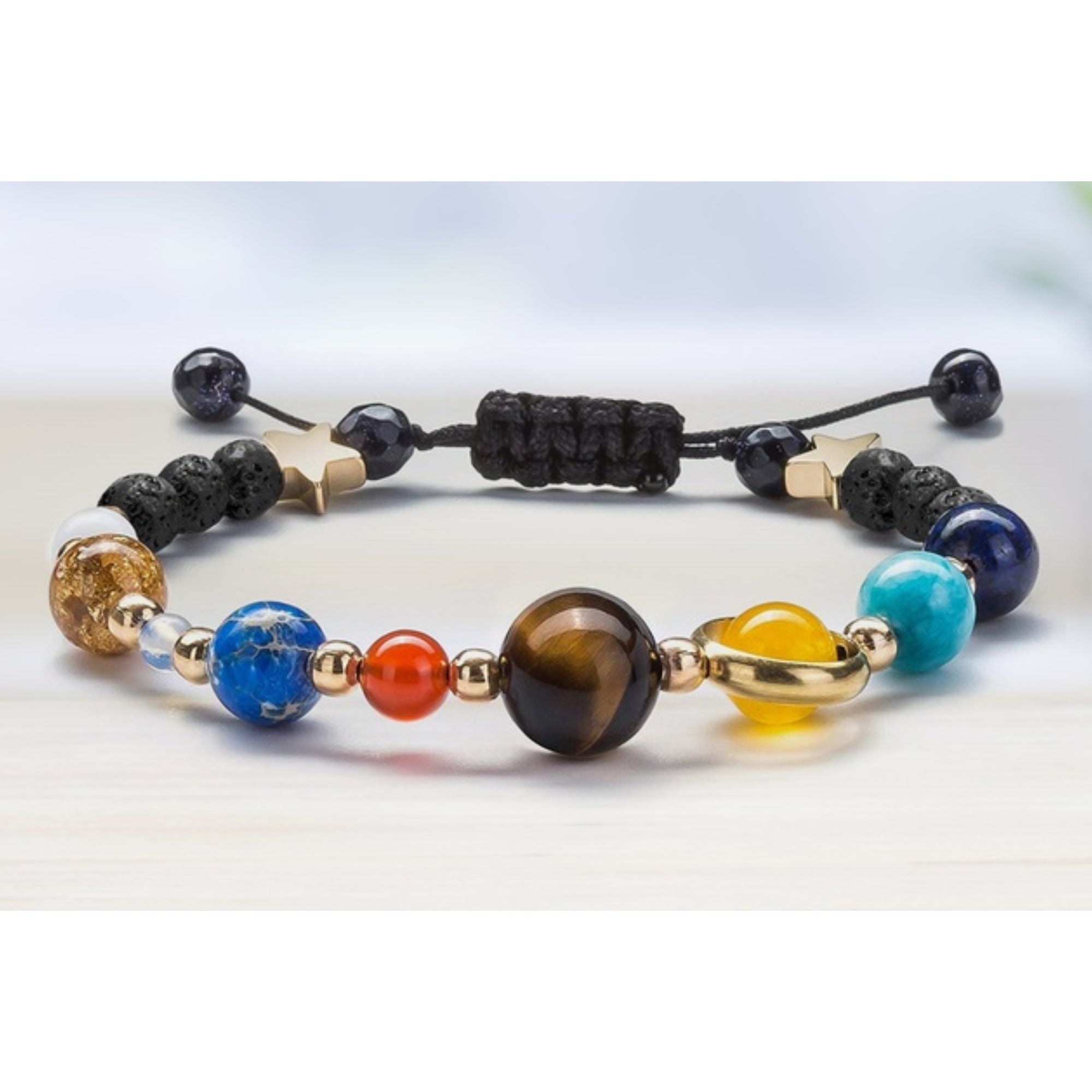 Aromatherapy Galaxy Lava Stone Diffuser Bracelet with Optional Essential Oils