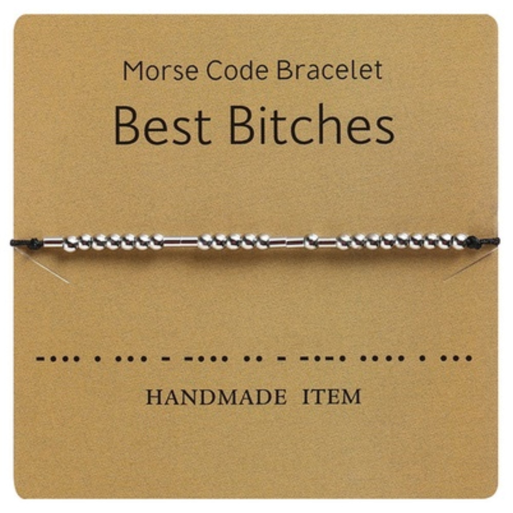 Hand-Made Morse Code Bracelet